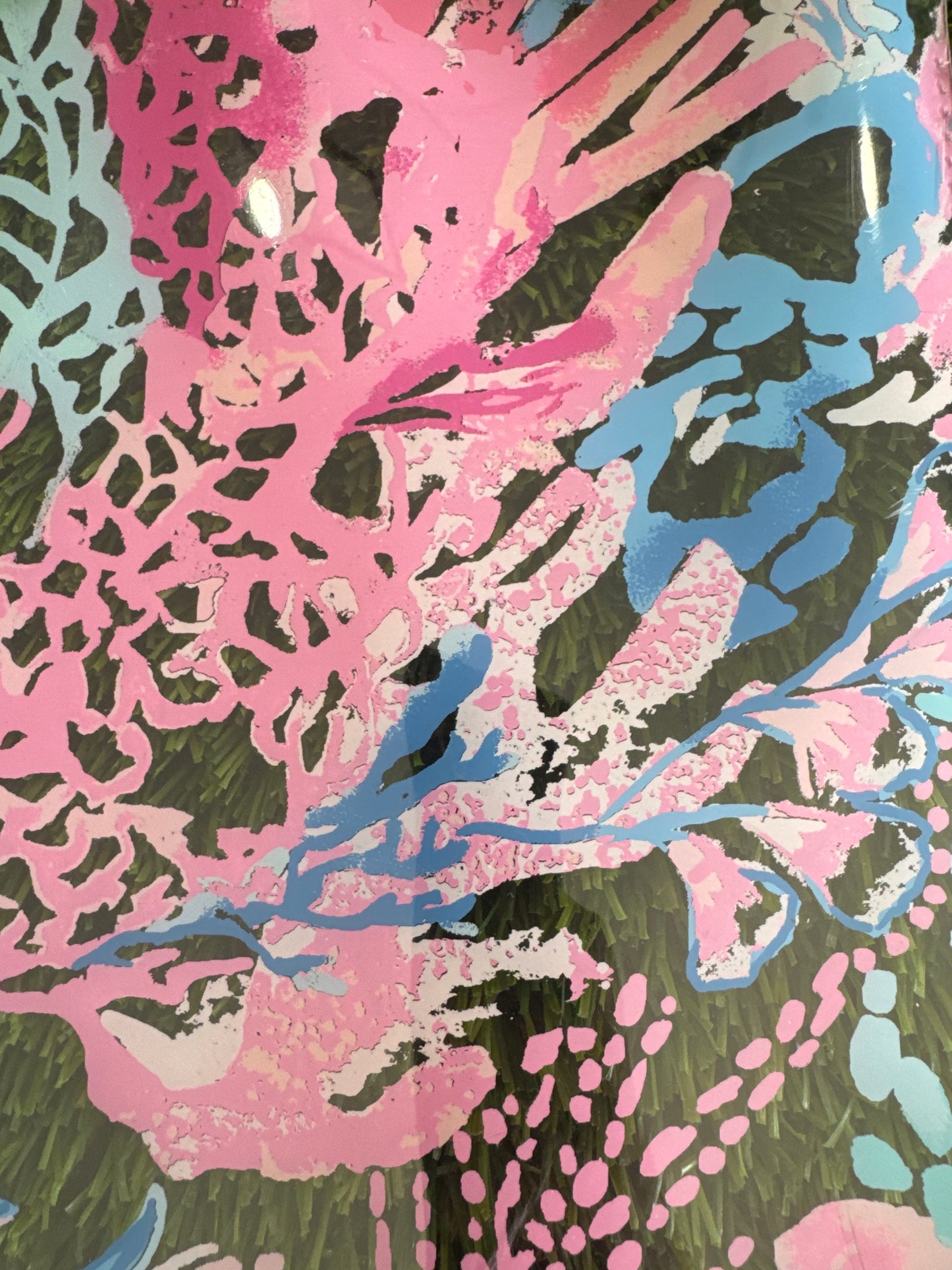 Authentic Upcycled Lilly Pulitzer - Blue and Pink