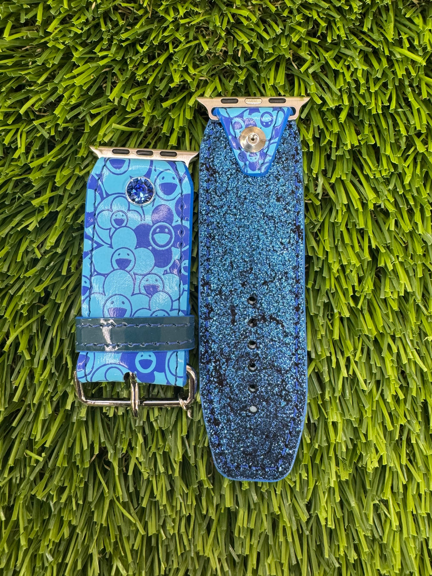 OTD- Beta- Authentic Upcycled LV Blue Cosmic Blossom