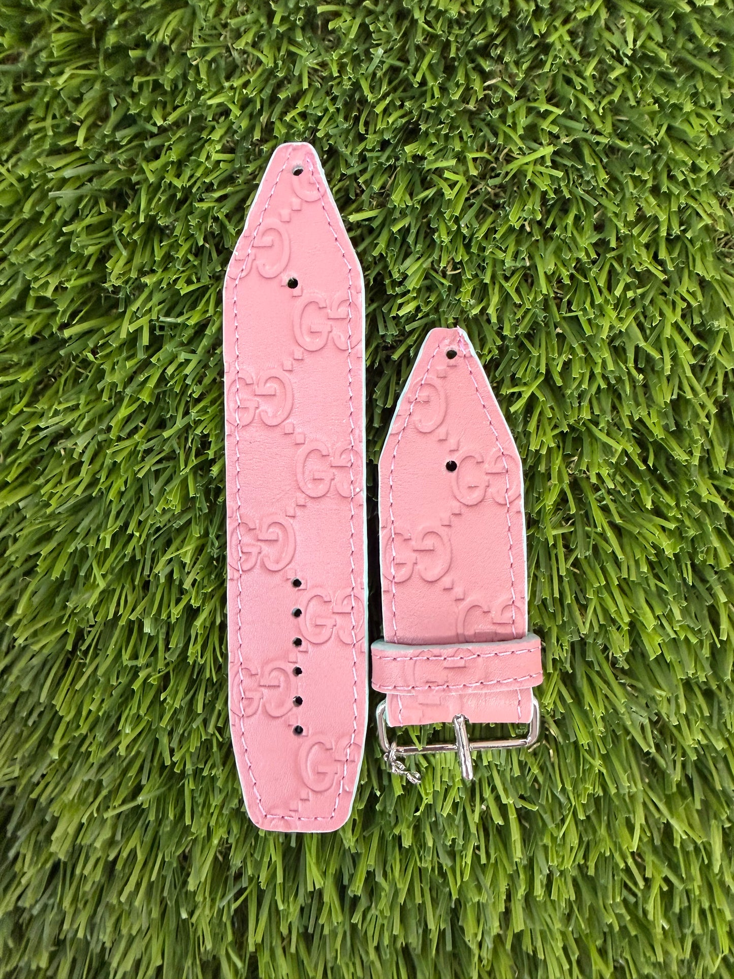 OTD-Authentic Upcycled Dusty Rose GG with Mint Green