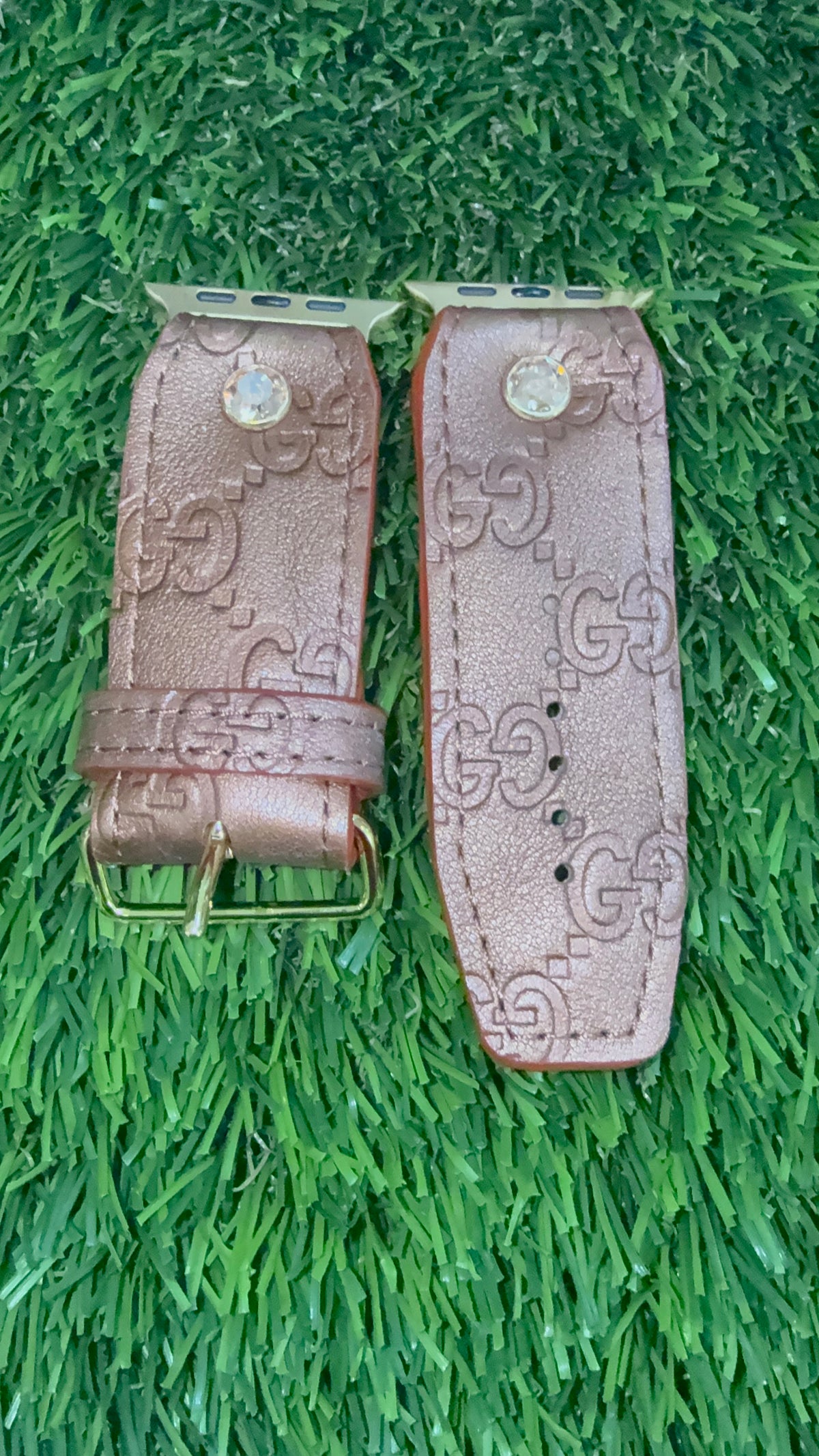 OTD-Authentic Upcycled Metallic Brown GG