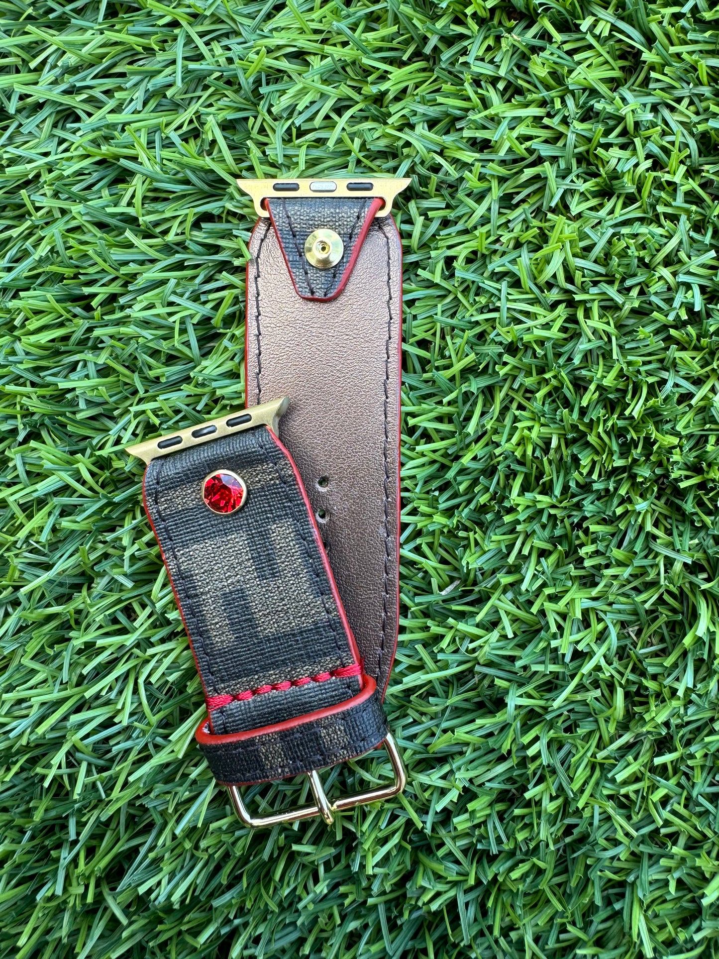 Authentic Upcycled Traditional Brown Fendi