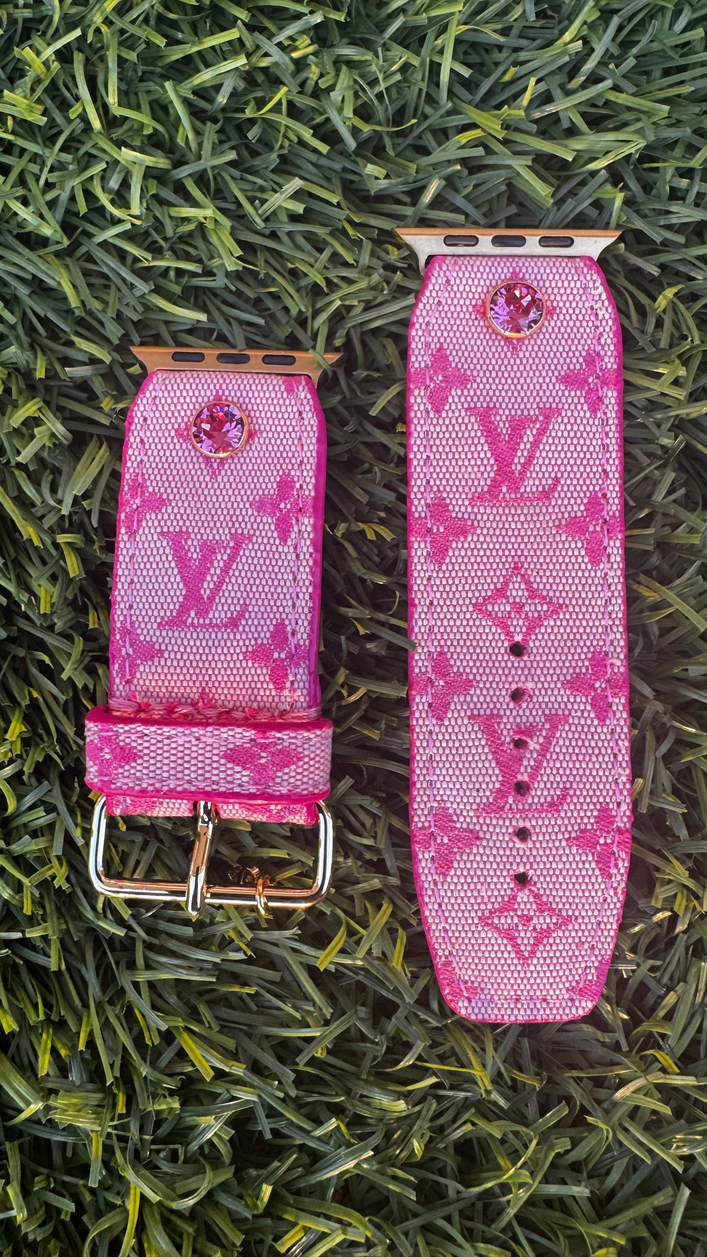 Authentic Upcycled Pretty in Pink LV Mini Lin