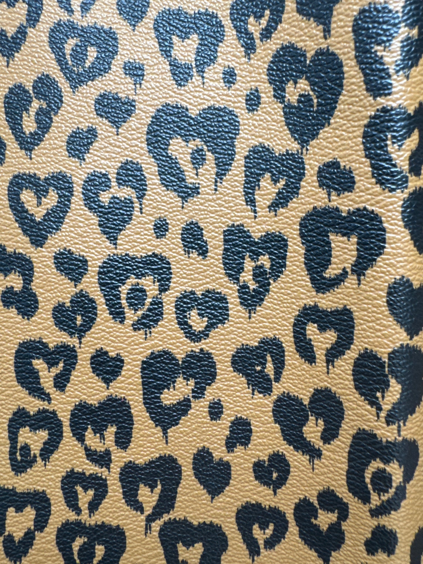 Authentic Upcycled Coach Leopard