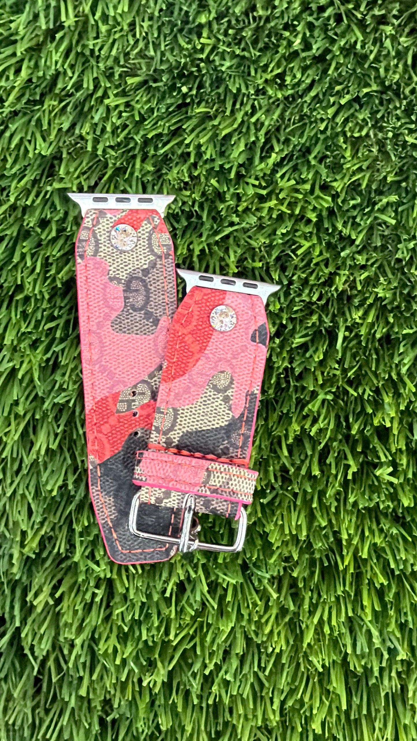 Authentic Upcycled Pink/Red GG Camo
