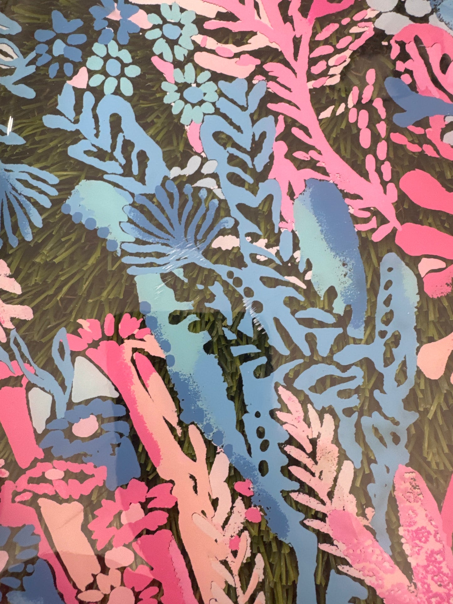 Authentic Upcycled Lilly Pulitzer - Blue and Pink