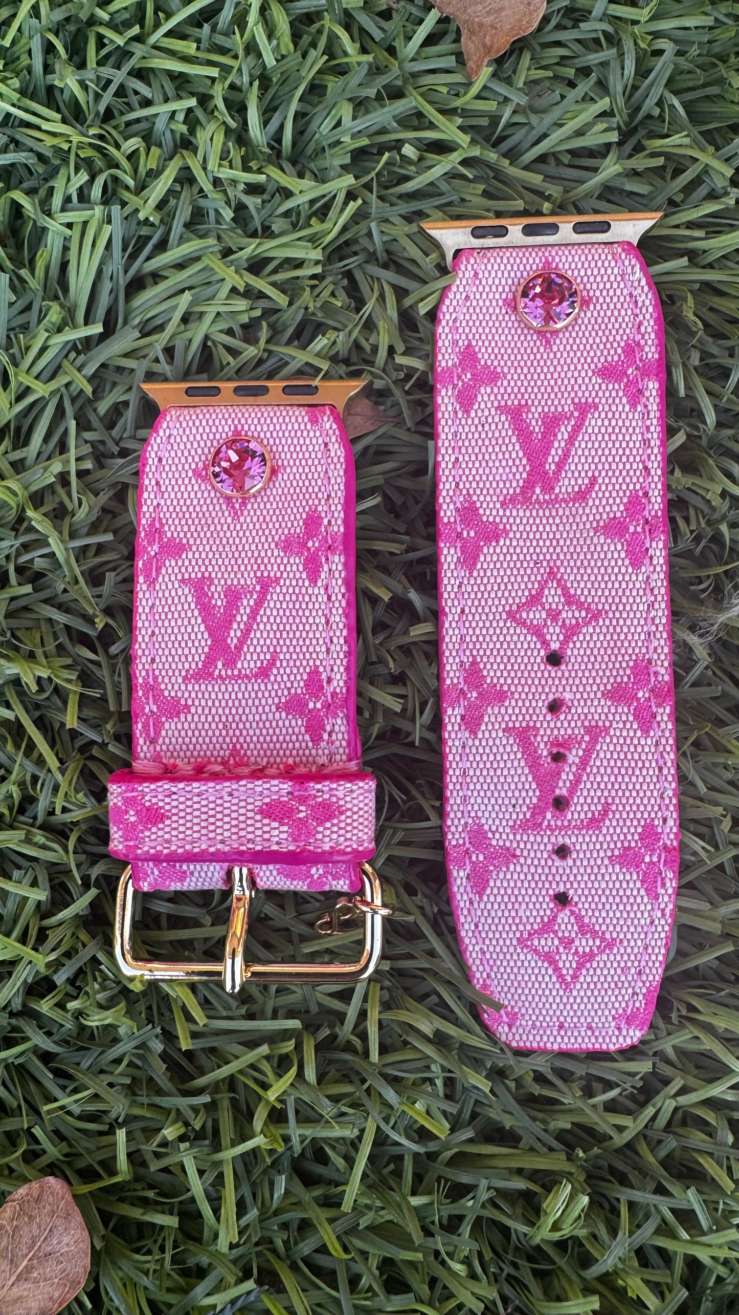 Authentic Upcycled Pretty in Pink LV Mini Lin