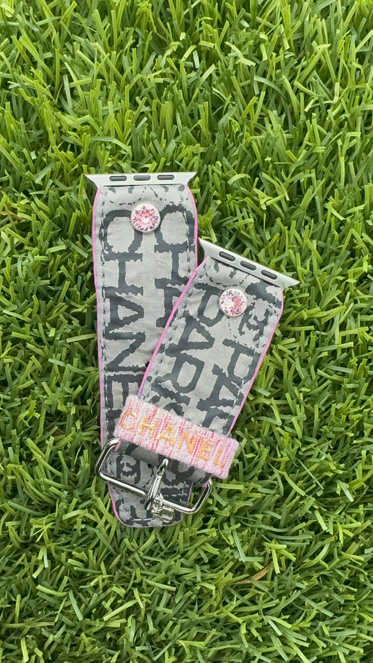 Authentic Upcycled Silver Chanel