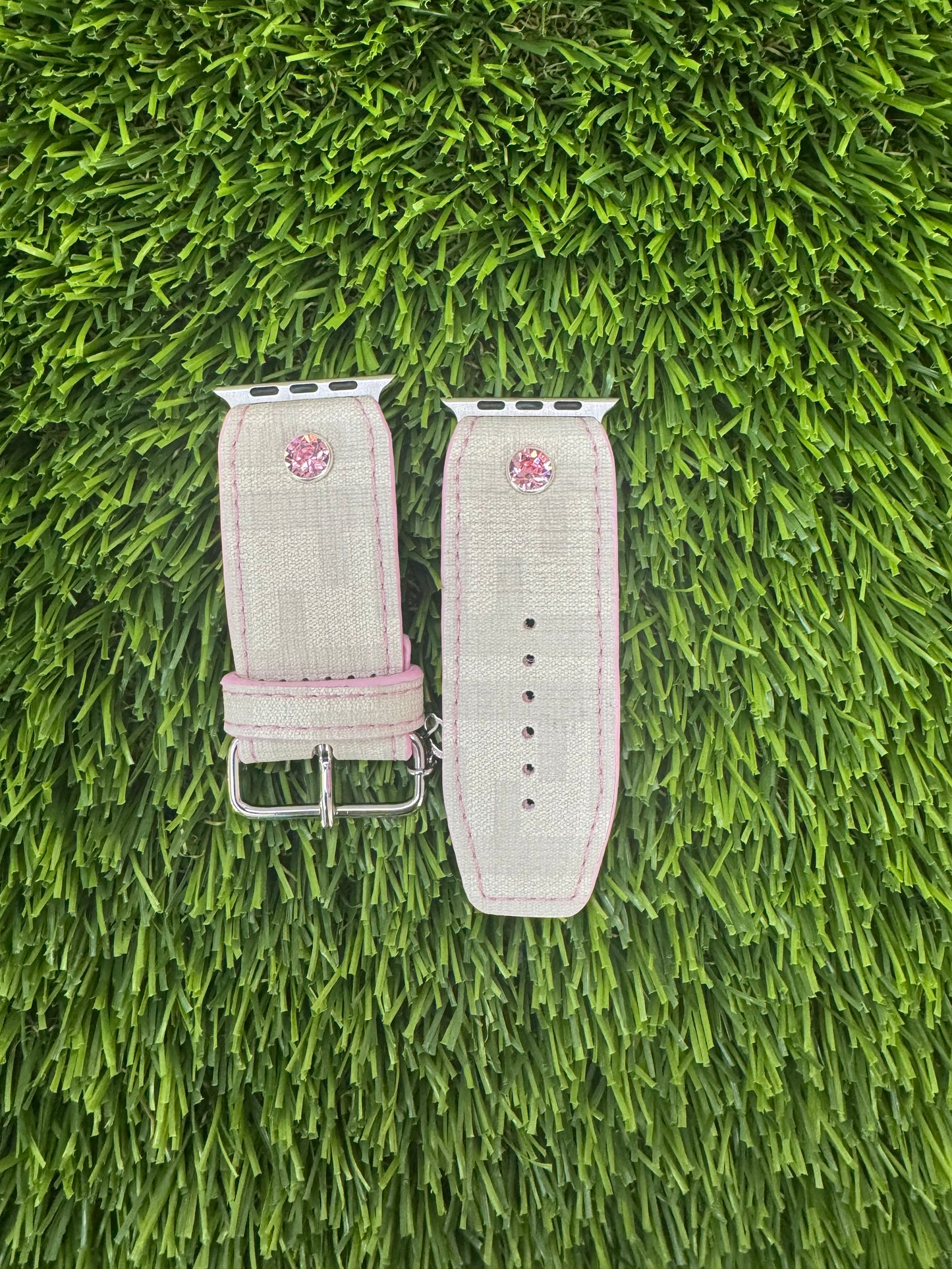 OTD- Alpha-Pink-Authentic Upcycled Ivory Fendi