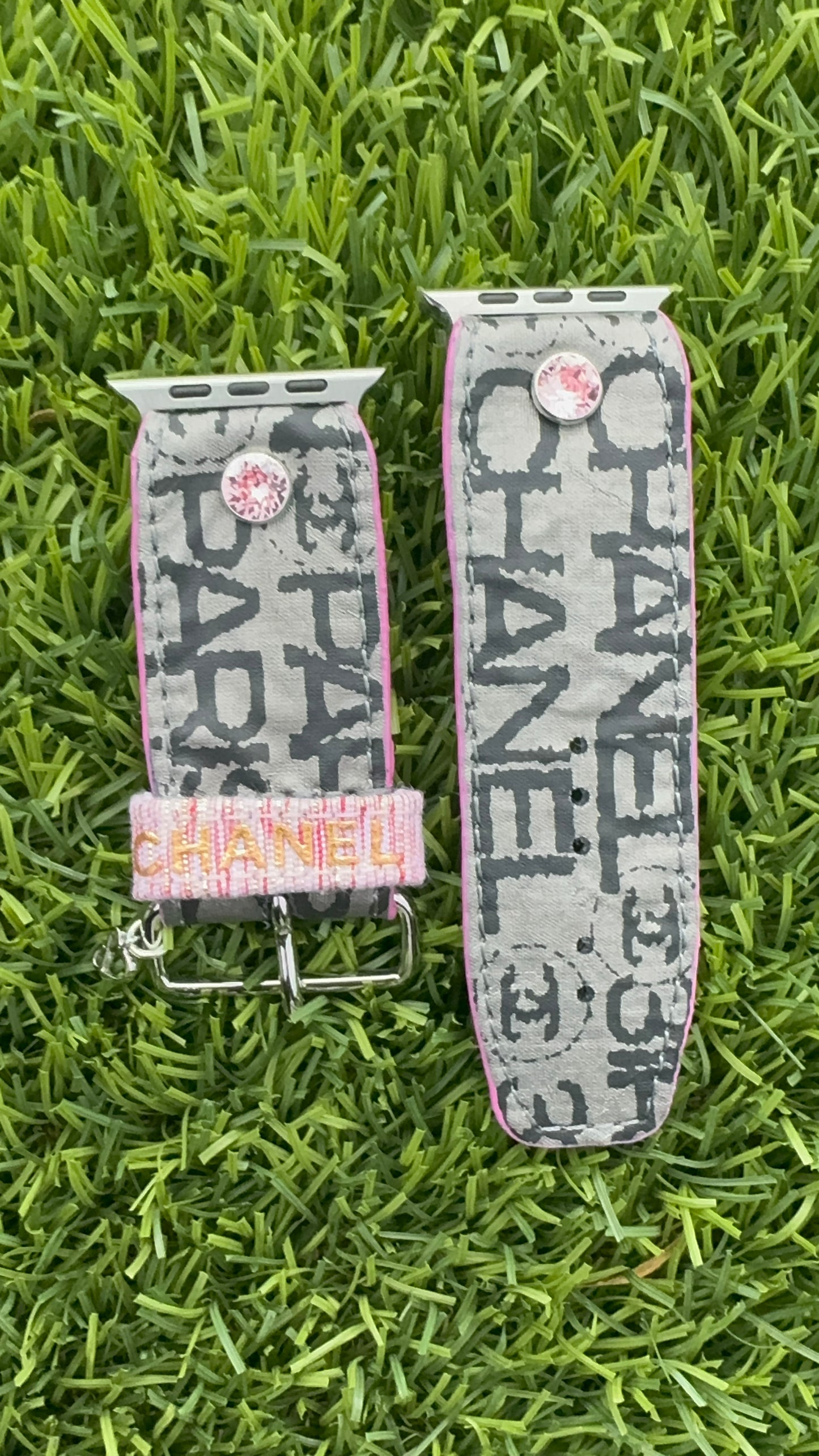 Authentic Upcycled Silver Chanel