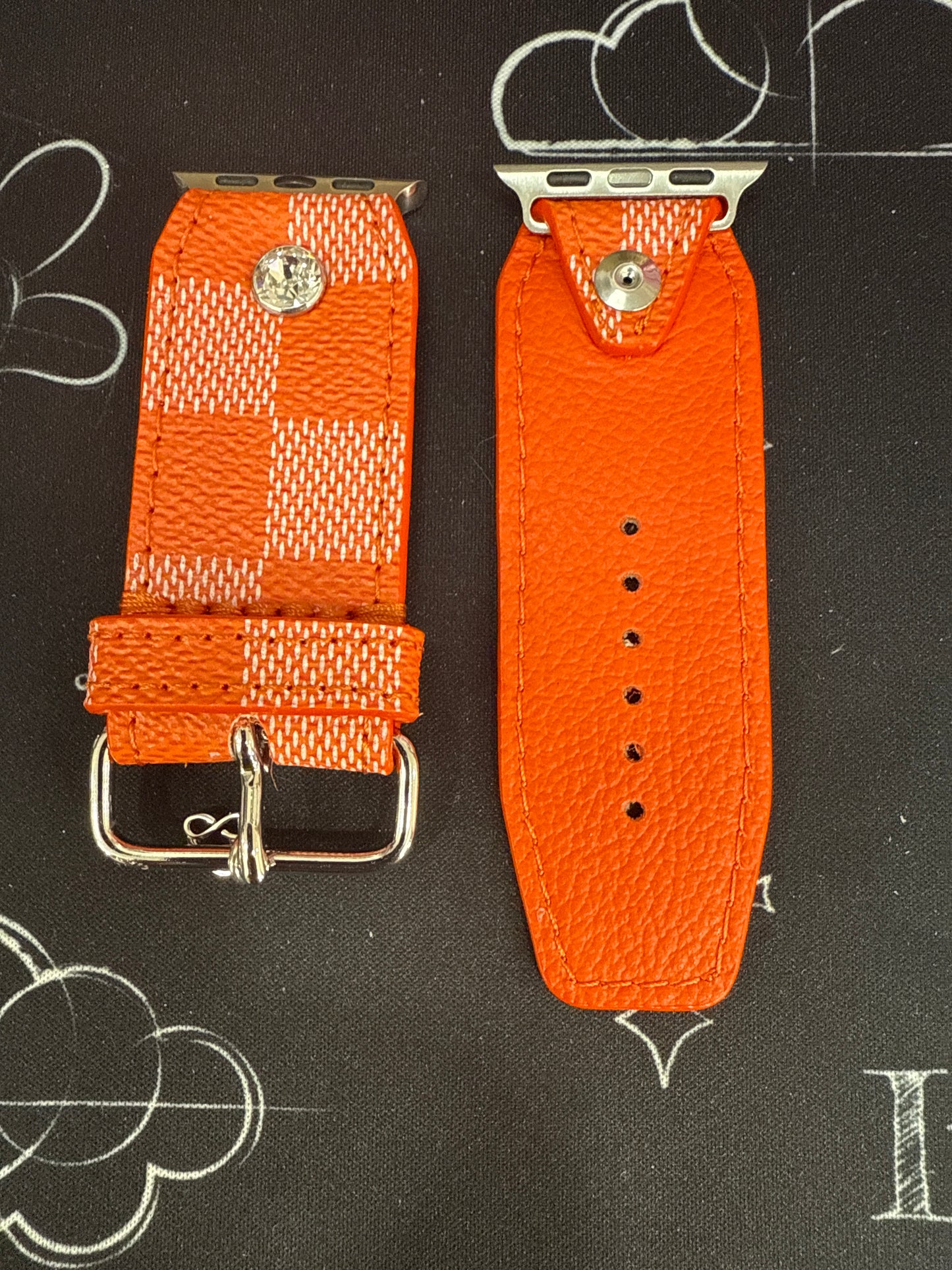 OTD-Alpha-Authentic LV Damier Orange Couleur w/o Logo