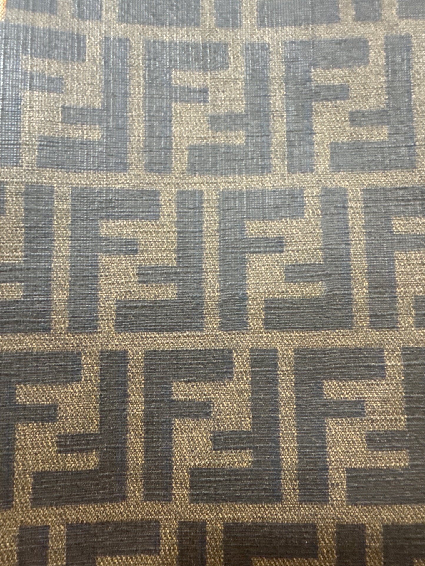 Authentic Upcycled Traditional Brown Fendi
