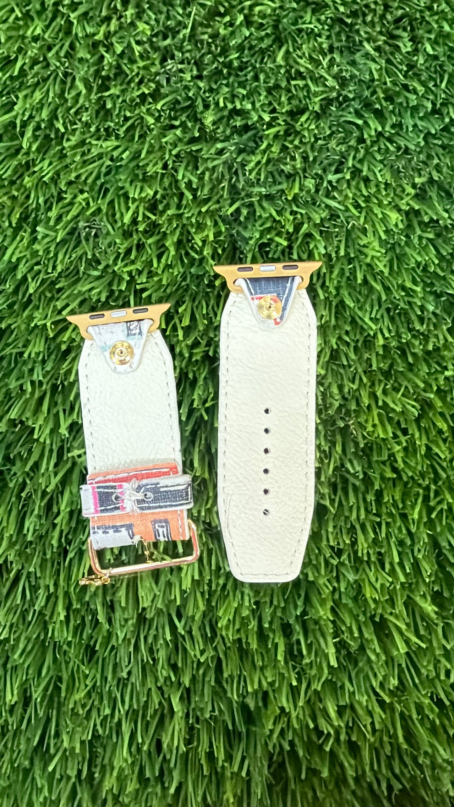 OTD- Alpha- Ivory-Authentic Upcycled Colorful White Fendi