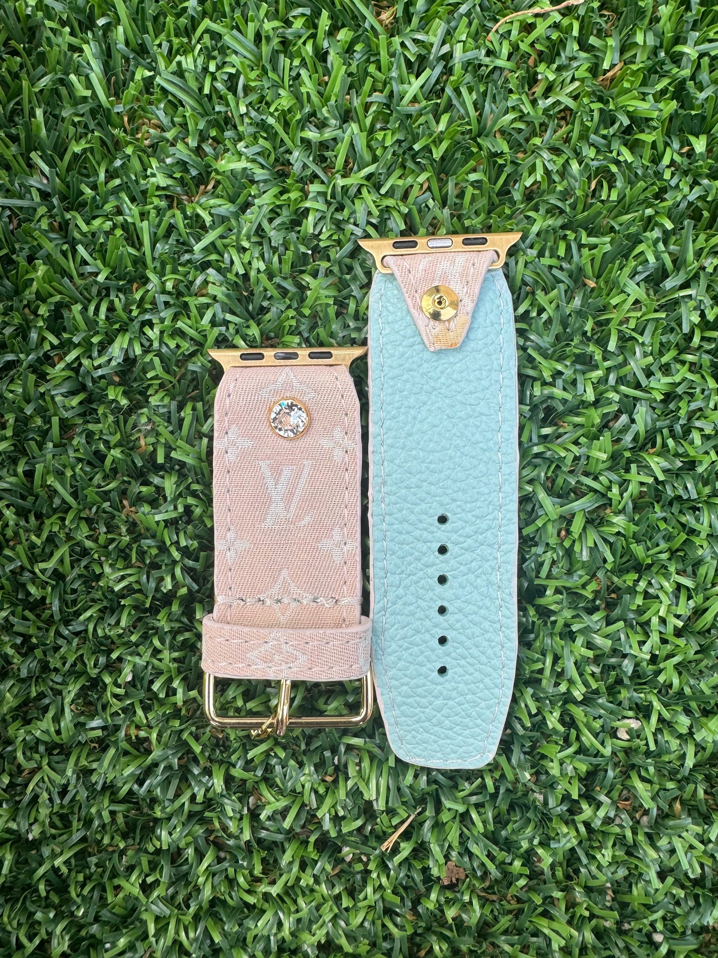 Authentic Upcycled Soft Pink LV Mini Lin Monogram