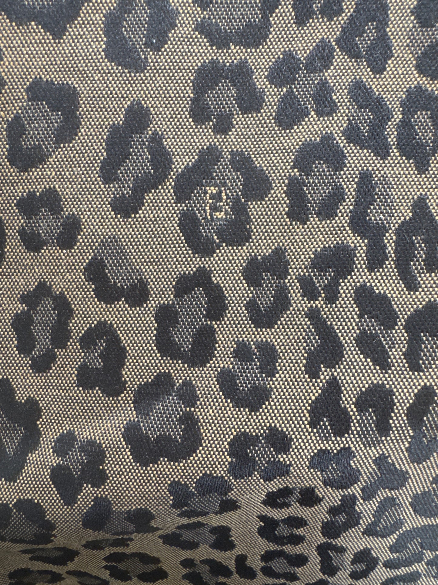 Authentic Upcycled Leopard Fendi
