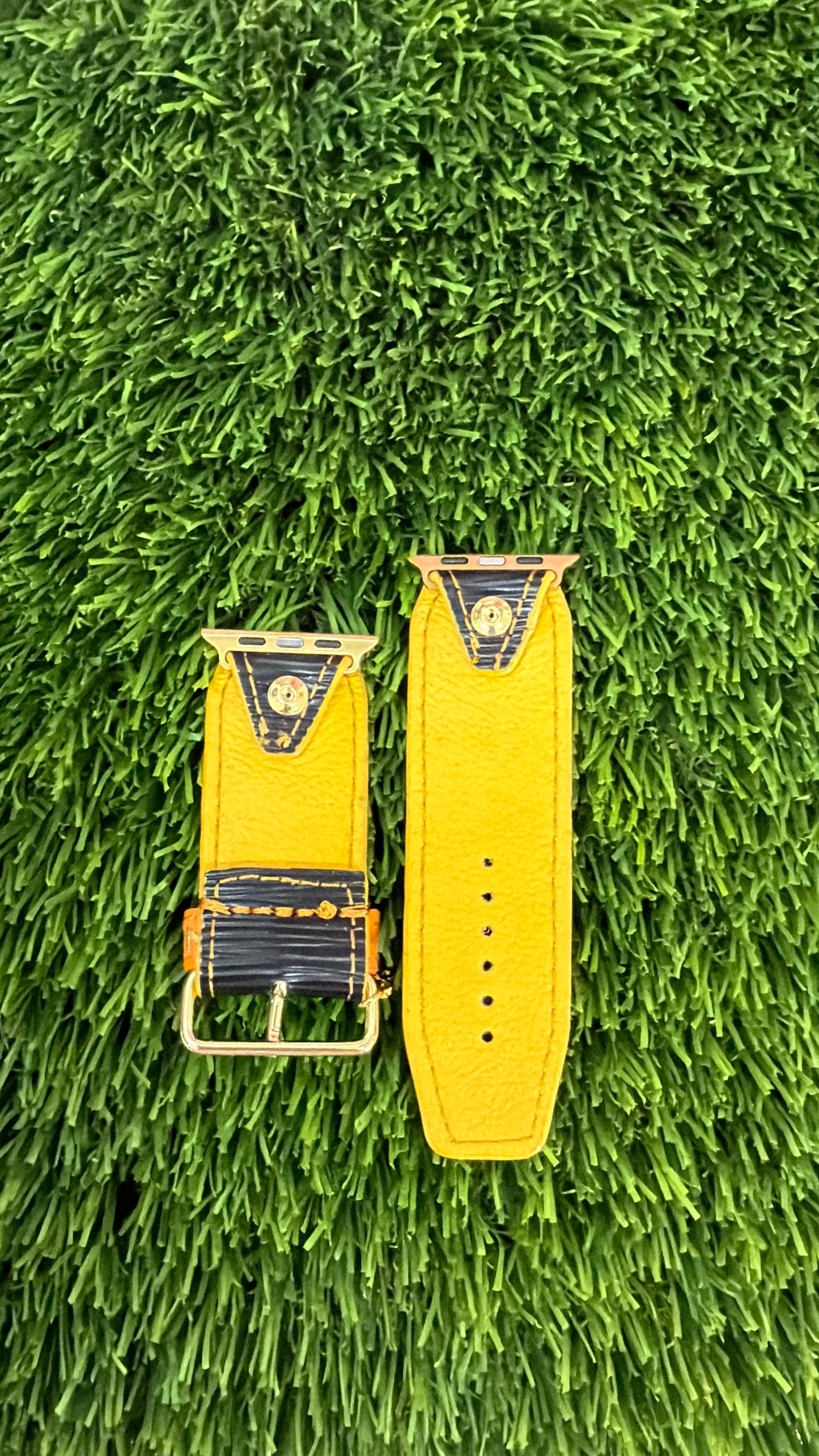 OTD- Beta- Mustard-Authentic Upcycled LV Epi Noir