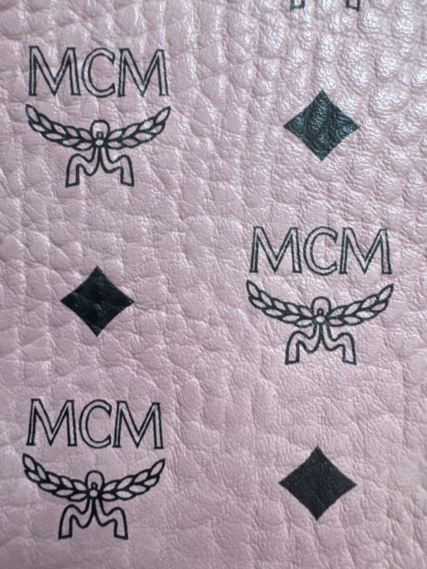 Authentic Upcycled Pink MCM
