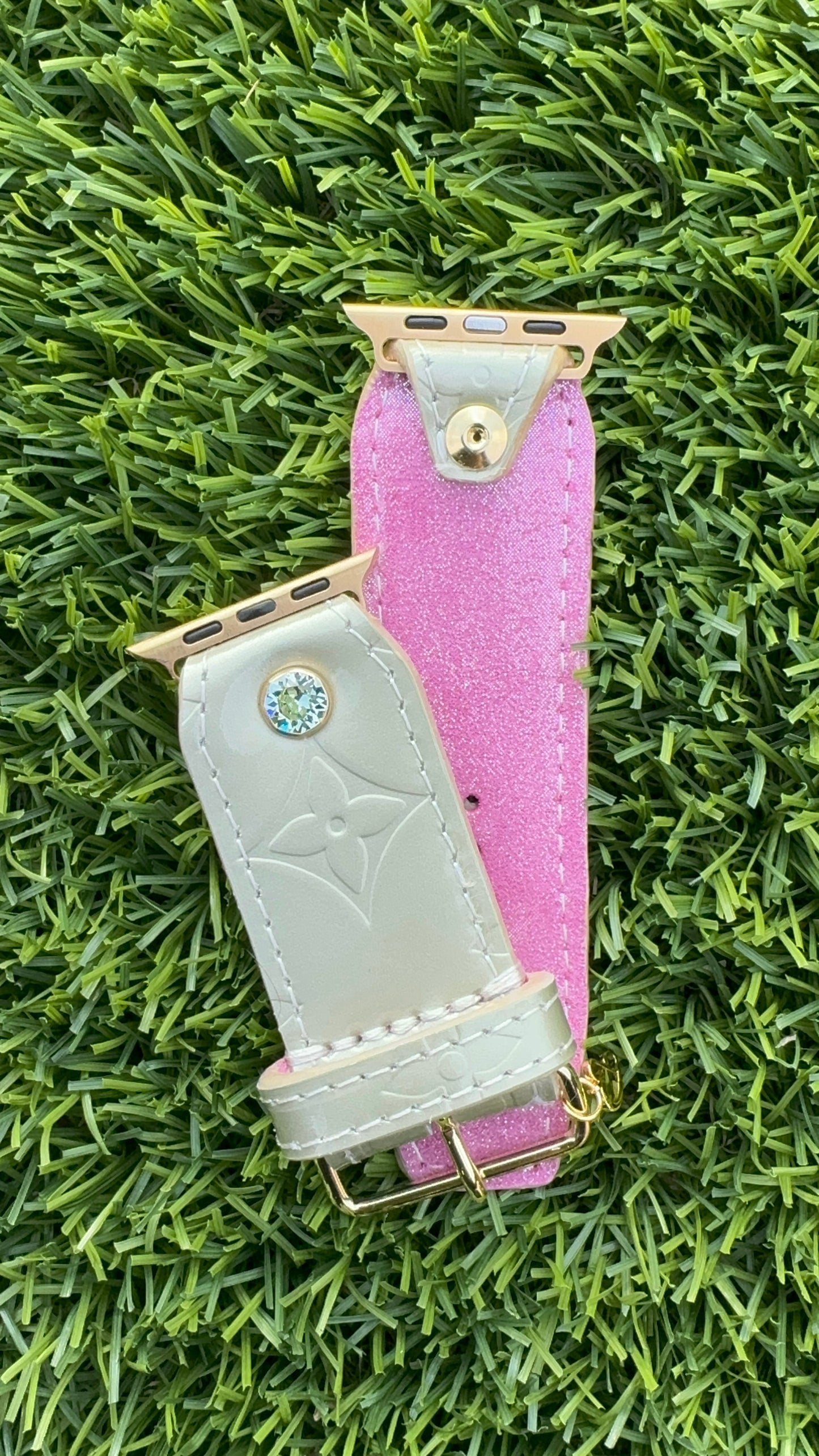 Blemished_-BETA-Authentic Upcycled LV Pistachio Vernis