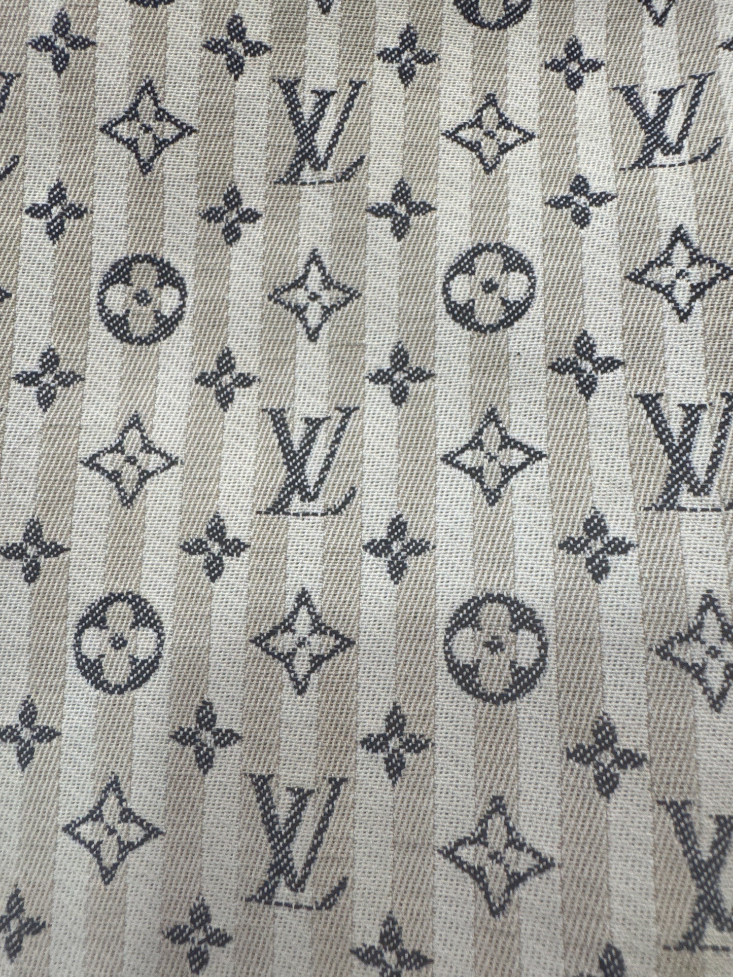 Authentic Upcycled LV Mini Lin Navy Blue Croisette
