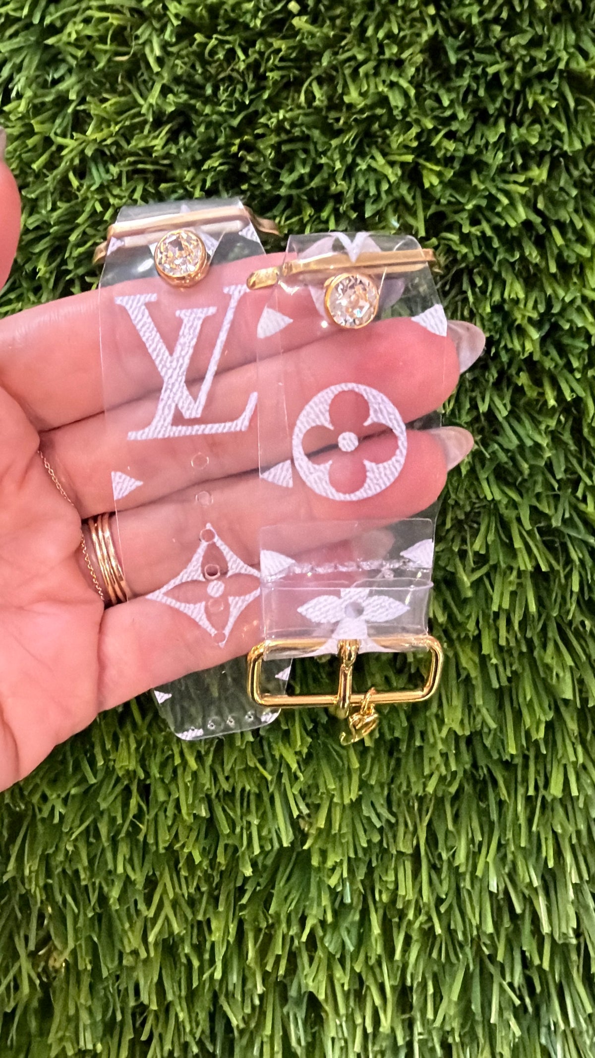 Authentic Rare LV Clear & White Waterproof