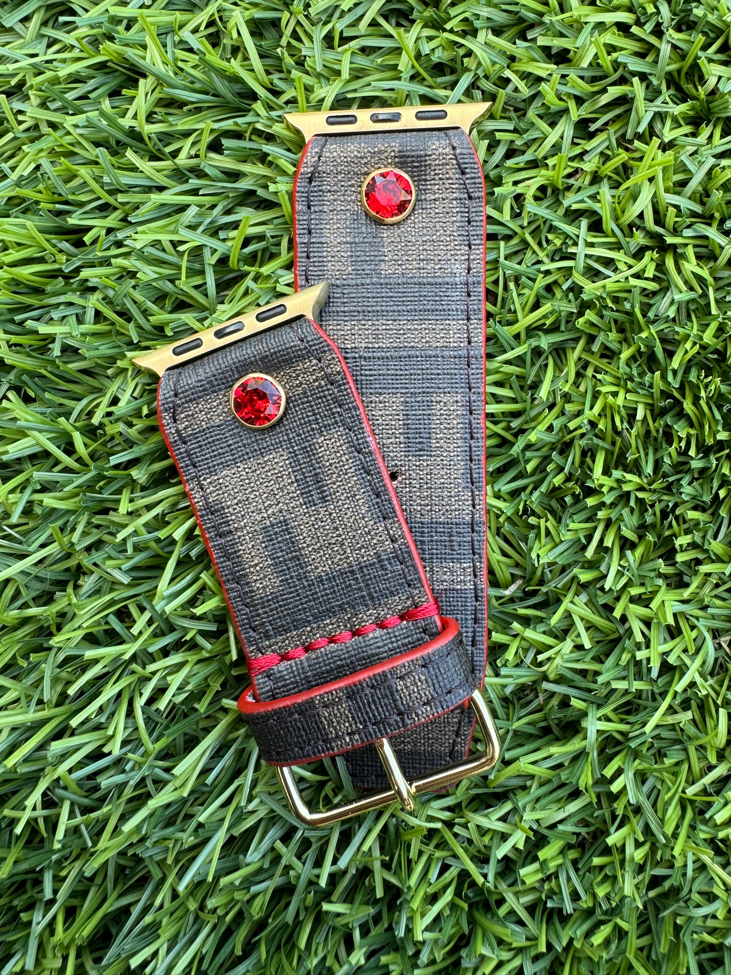 Authentic Upcycled Traditional Brown Fendi