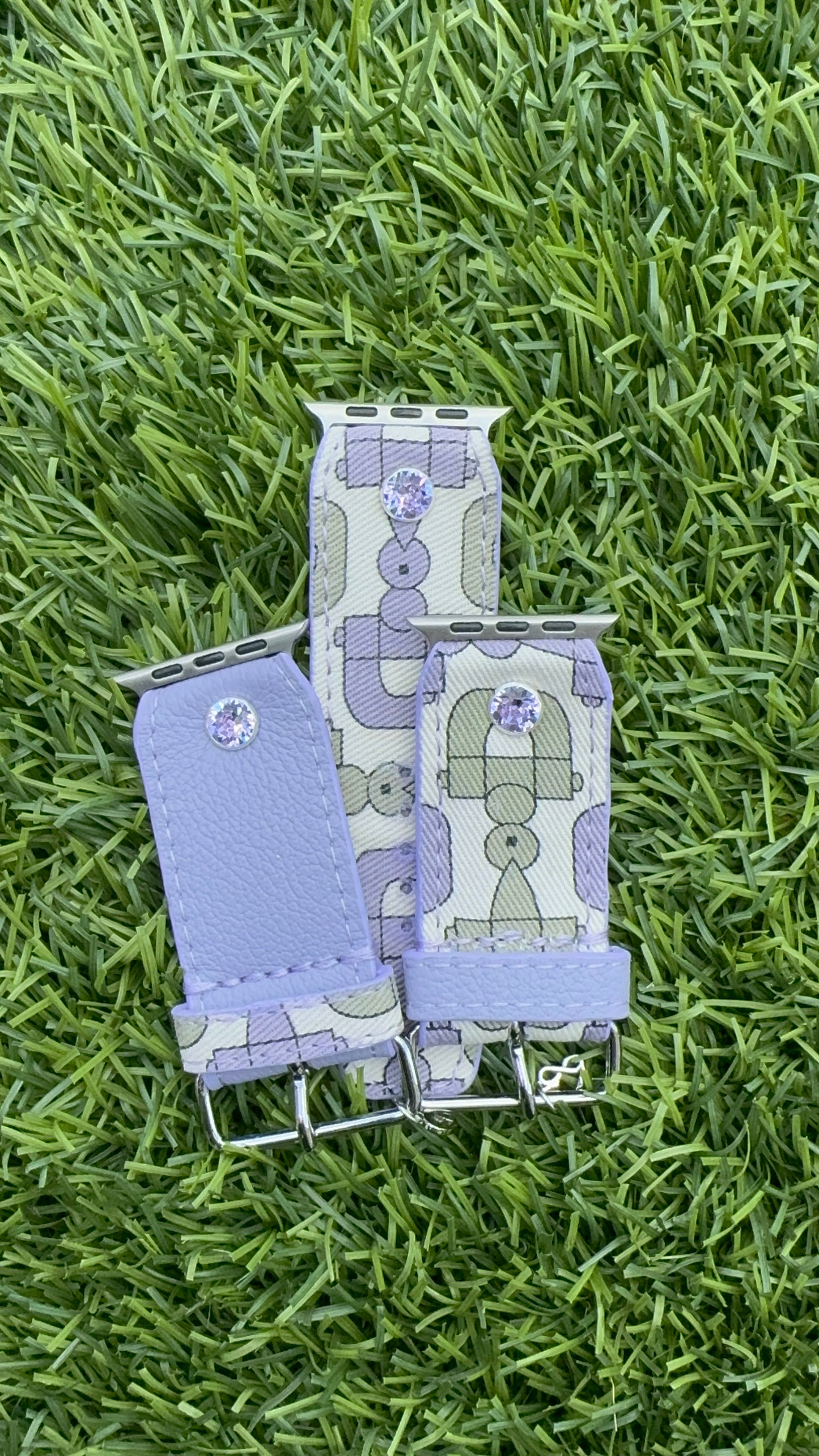 Authentic Upcycled GG Lavender Horsebit