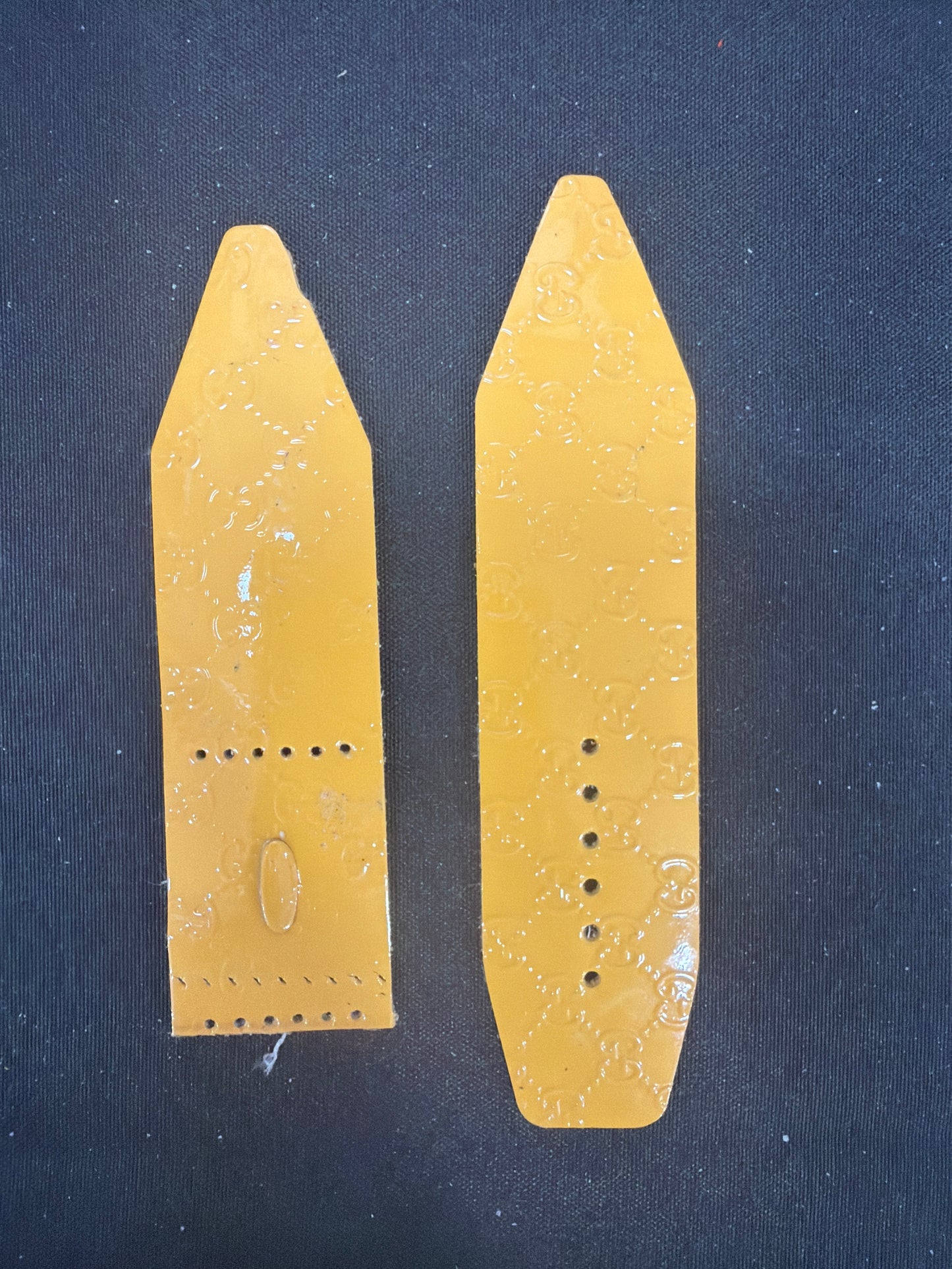 Blemished-LC-Beta-Authentic Upcycled Patent Yellow Micro GG