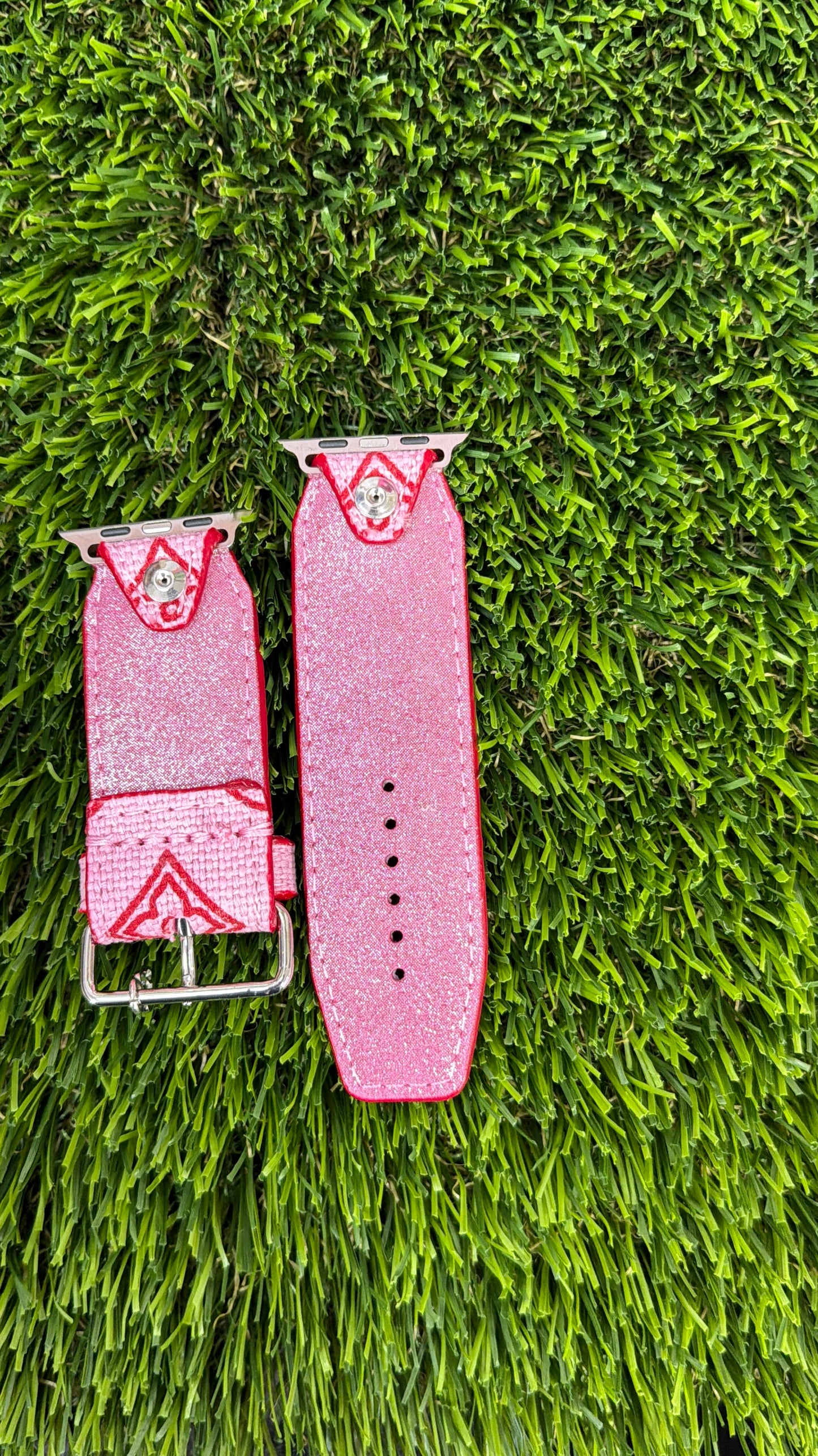 Customizable-Authentic Upcycled LV Red & Pink Ipanema