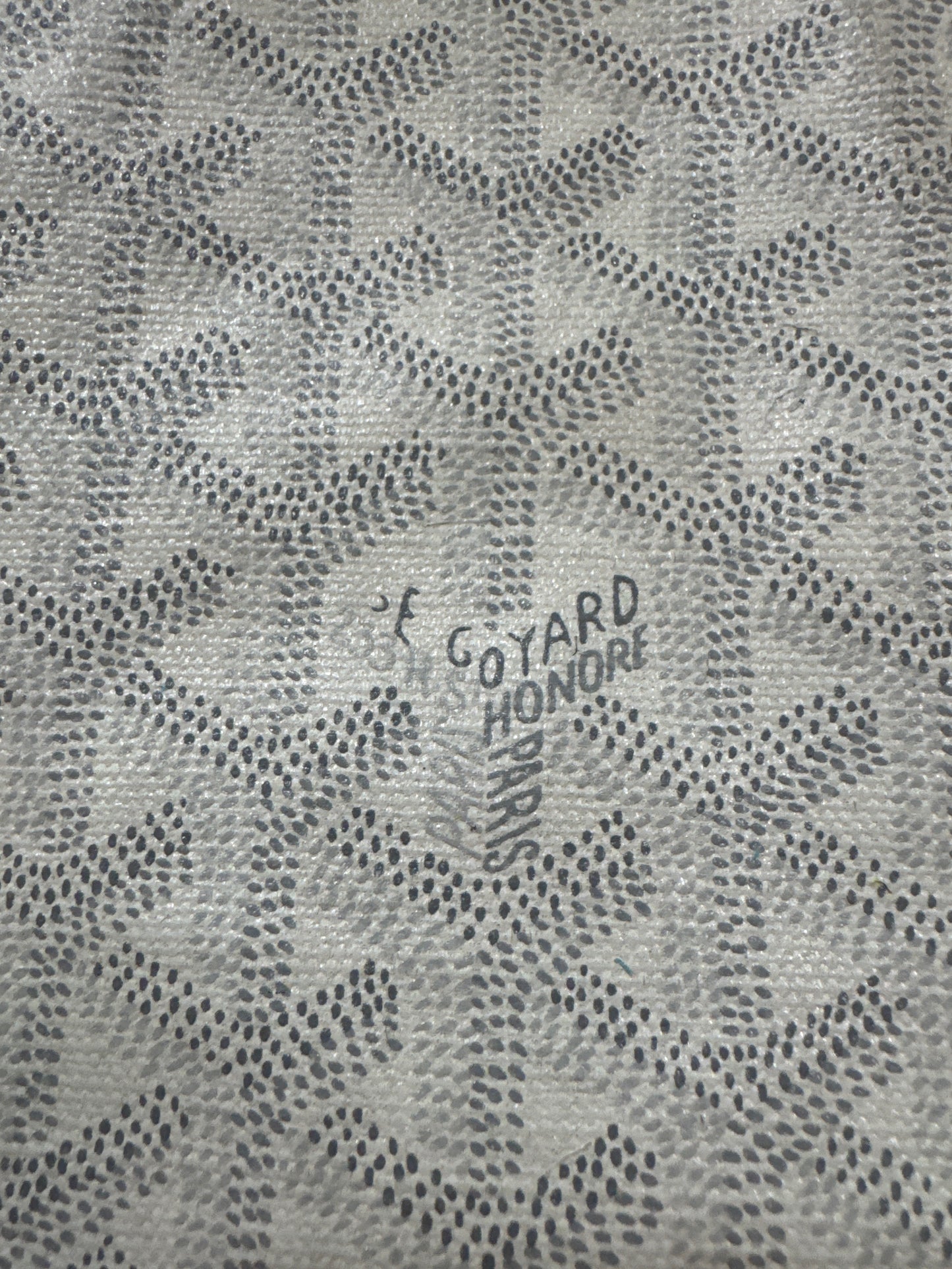Authentic Upcycled White Goyard
