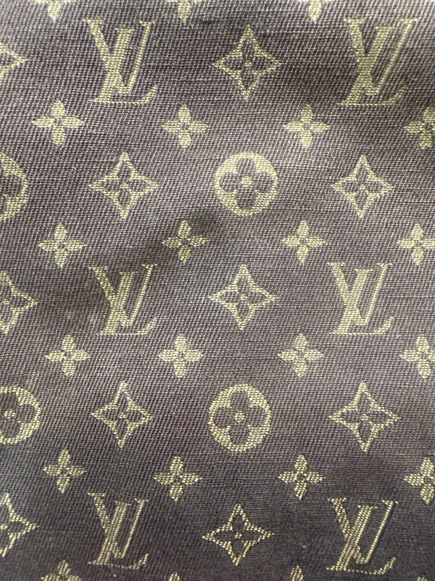 Authentic Upcycled Brown LV Mini Lin Monogram