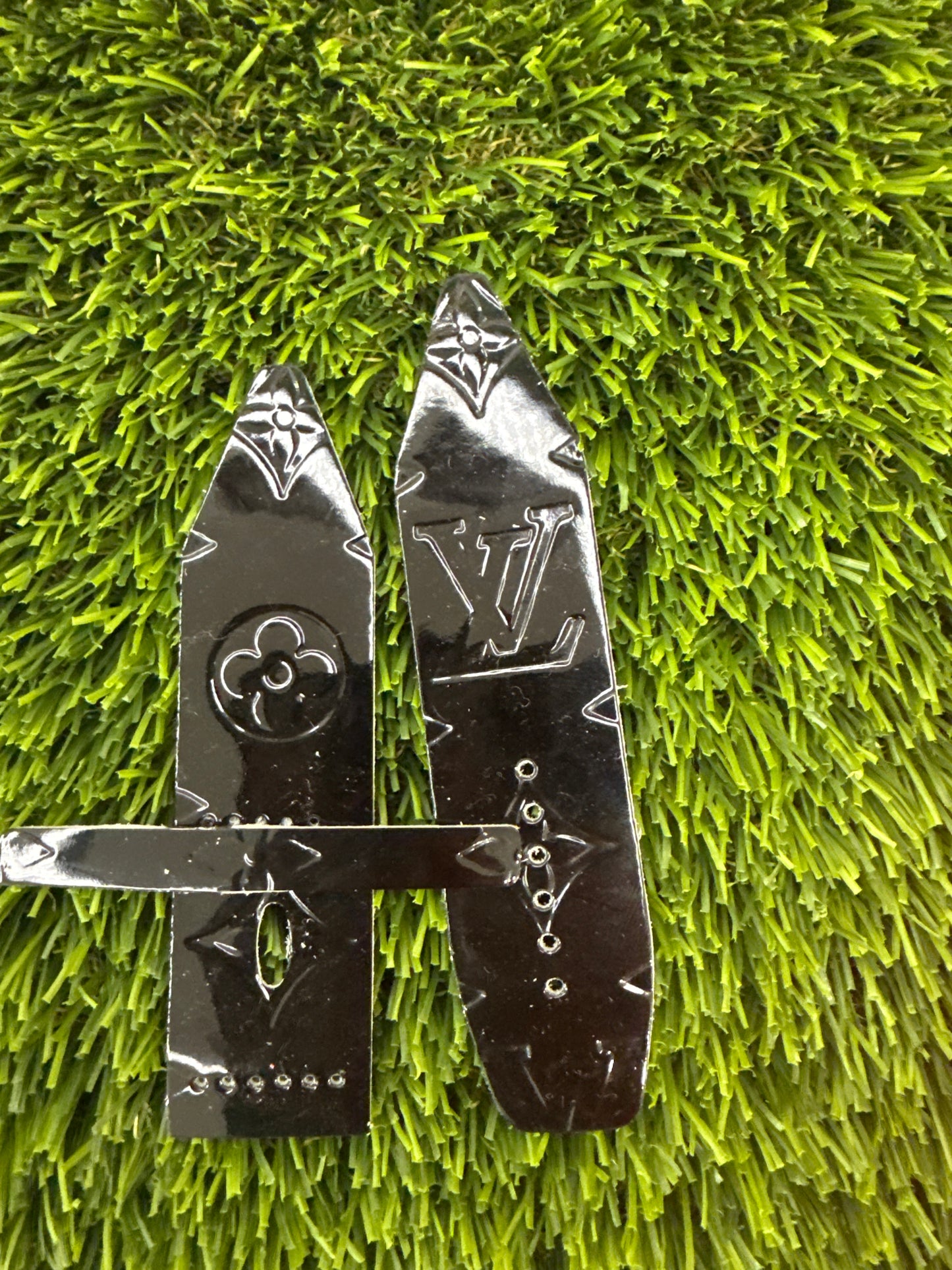 LC-BETA-3rd cut-Authentic Upcycled LV "Black" Vernis