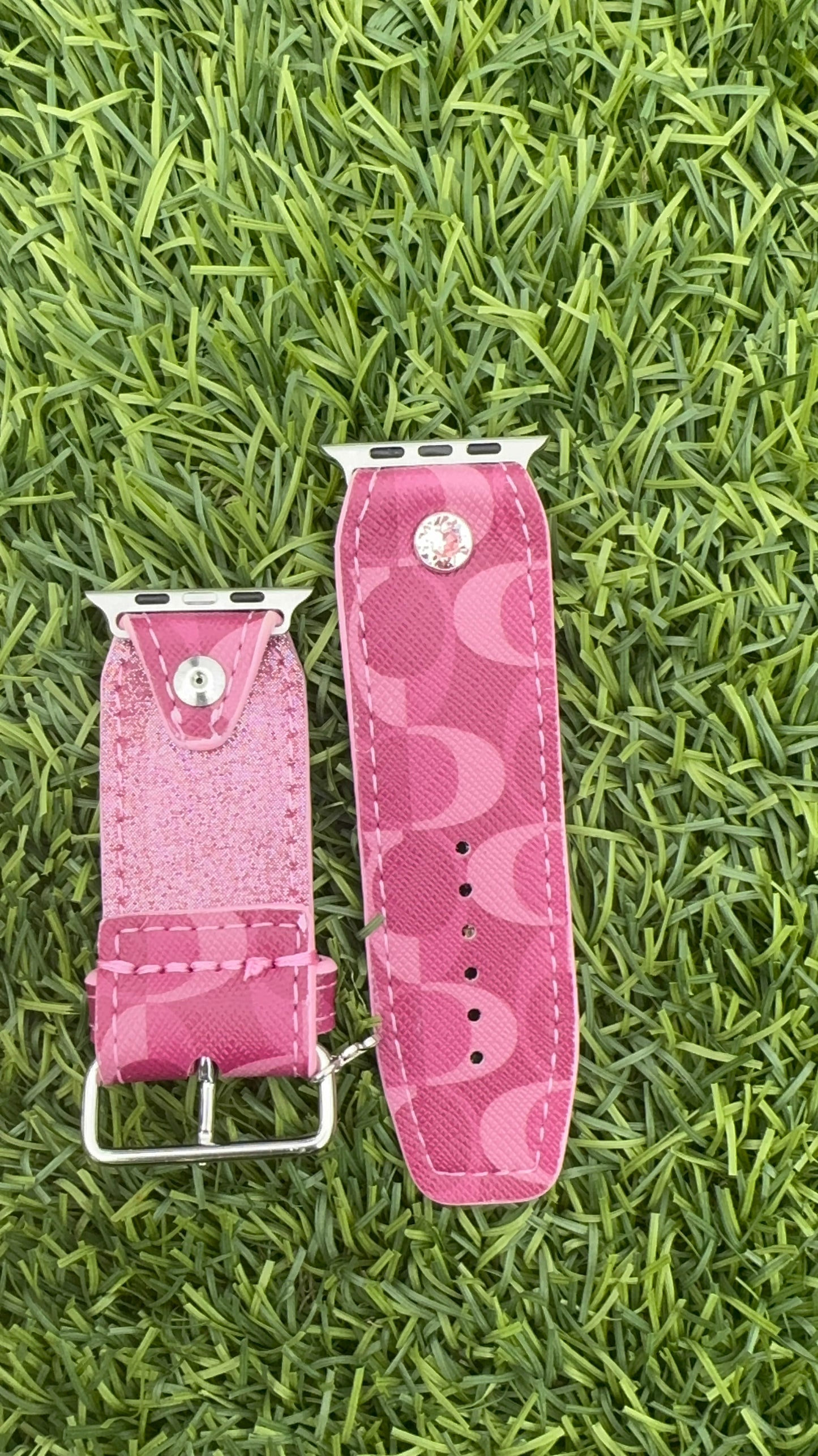 Authentic Upcycled Coach Shades of Pink
