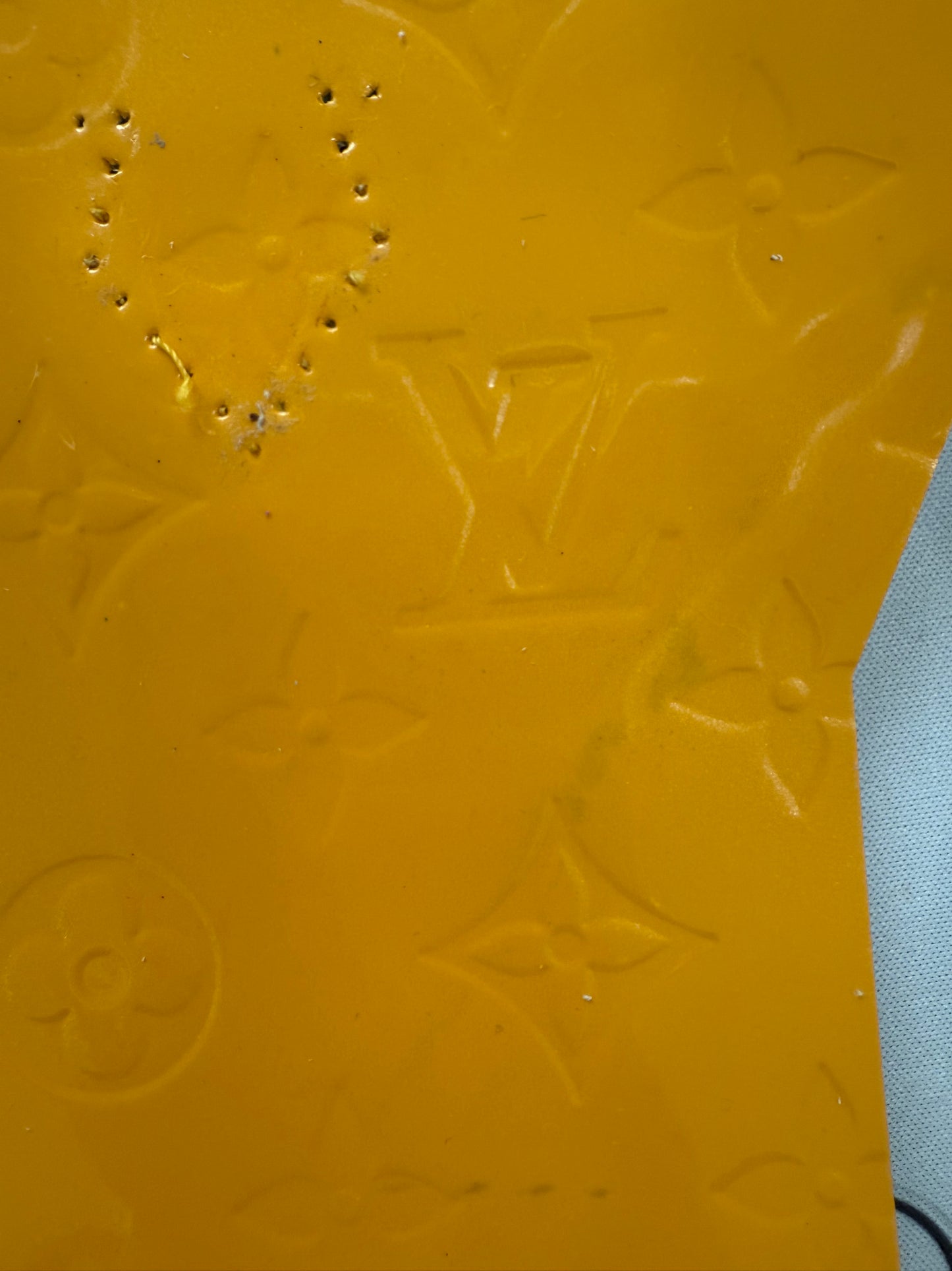 Blemished Authentic Upcycled LV Mango Vernis