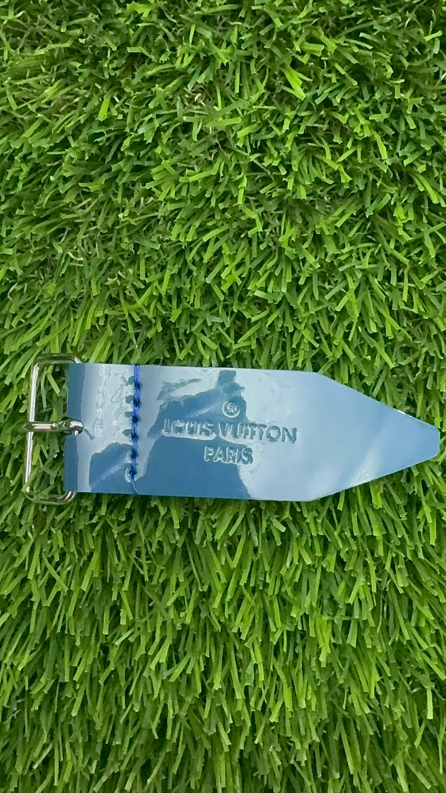 One of a Kind Cosmic Bloom Blue with Embossed Patch - Select your Size