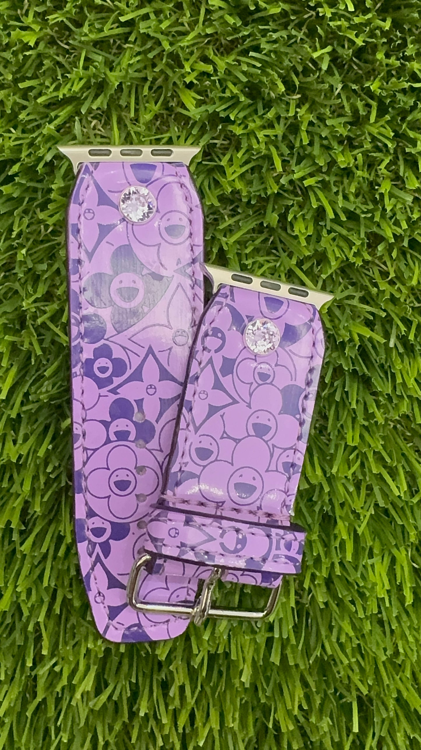 Authentic Upcycled LV Purple Cosmic Blossom
