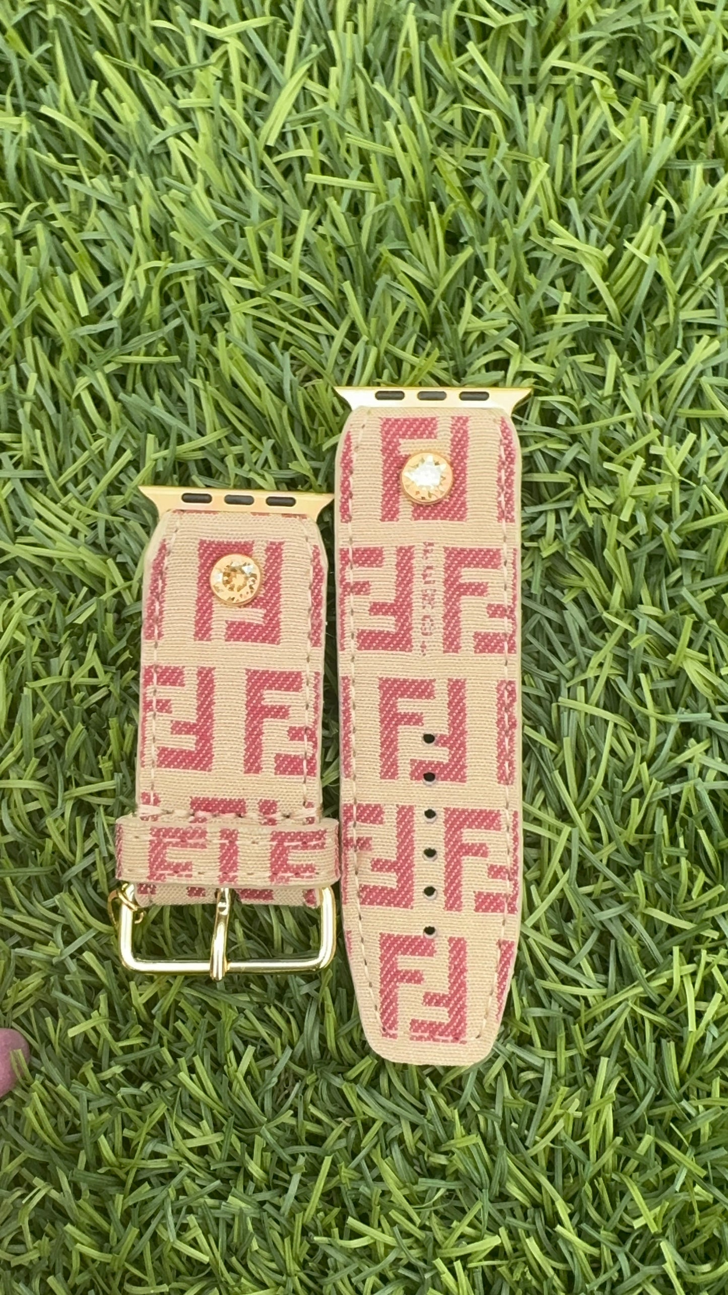 Authentic Upcycled Red Fendi