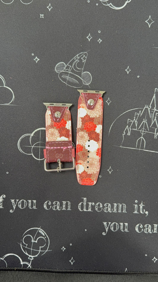 Authentic Upcycled Vintage Burgundy & Vintage Rose (Pink) Micro GG