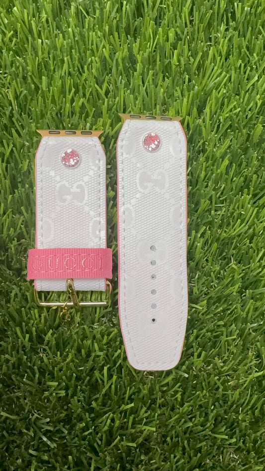 Customizable-Authentic Upcycled White GG Imprime