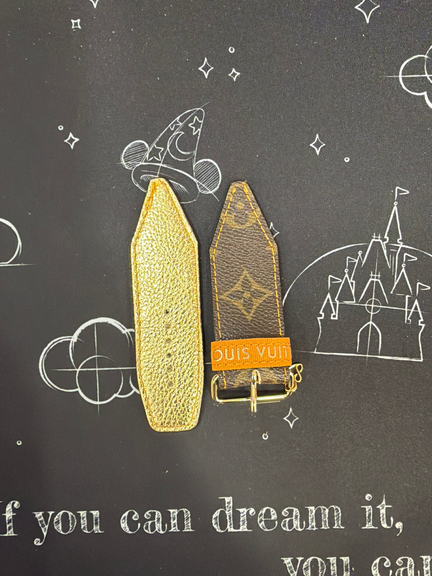 OTD-ALPHA- Mustard-Authentic Upcycled LV Monogram