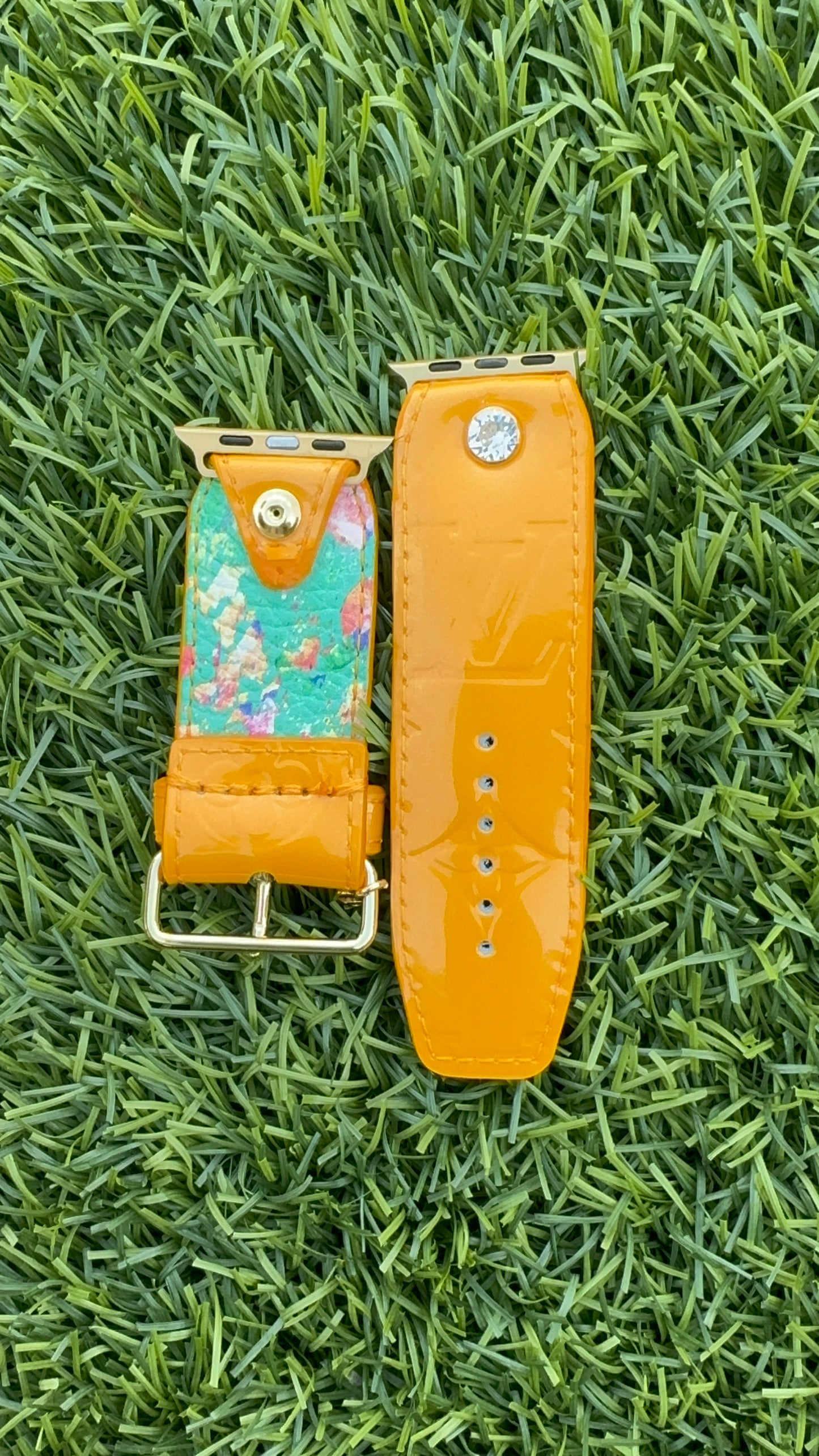 Blemished Authentic Upcycled LV Mango Vernis