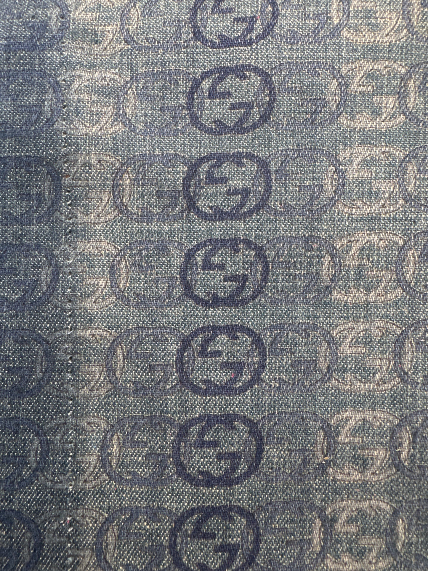 Authentic Upcycled Vintage Gucci Denim
