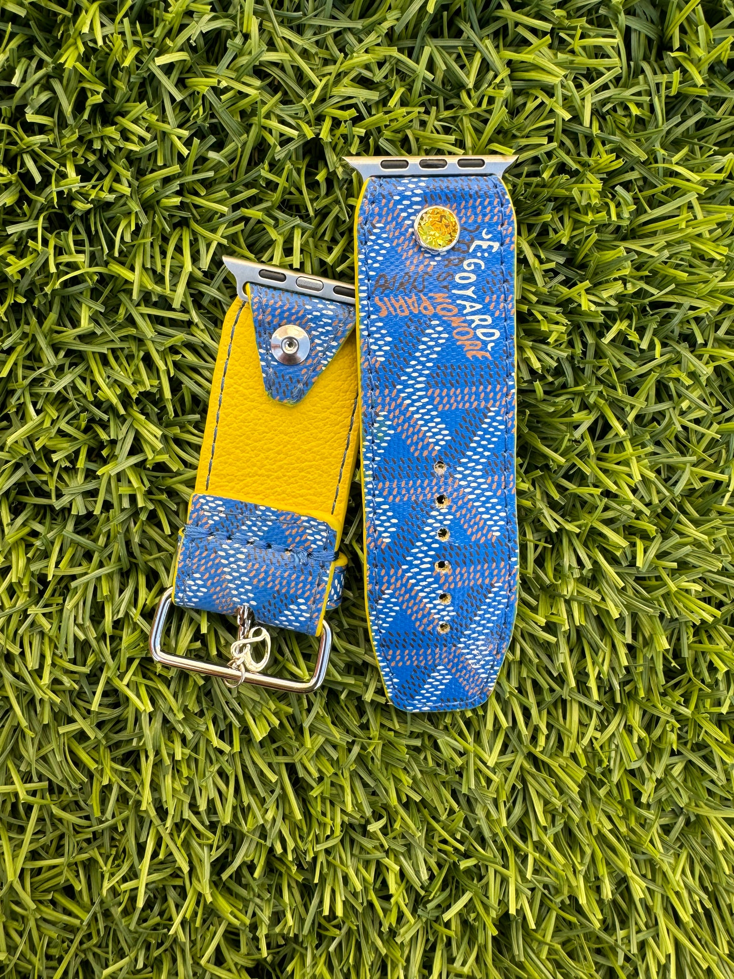 BLEMISHED-BETA-Authentic Upcycled Sky Blue Goyard