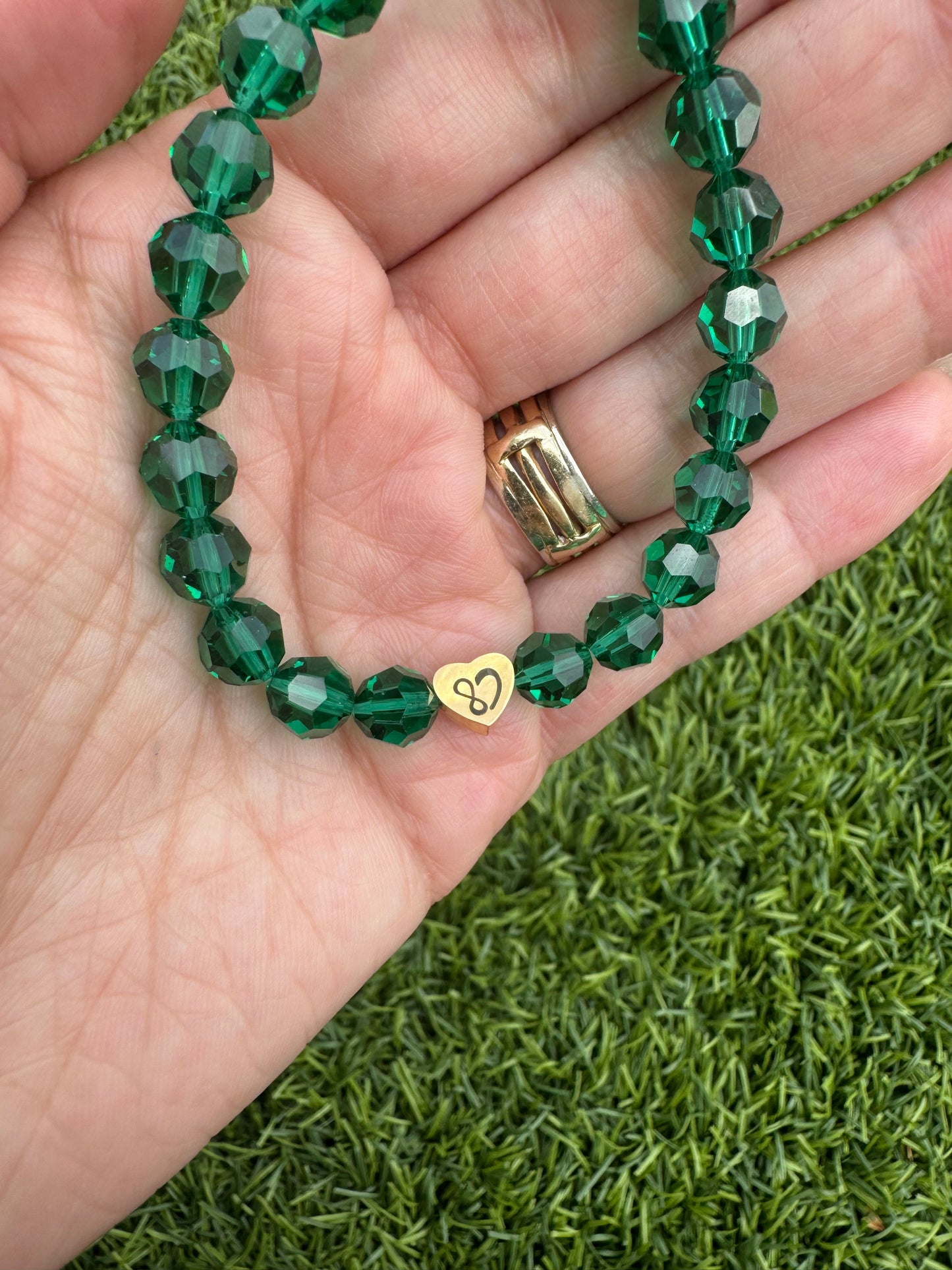 Bracelet- Authentic Majestic Green Crystal