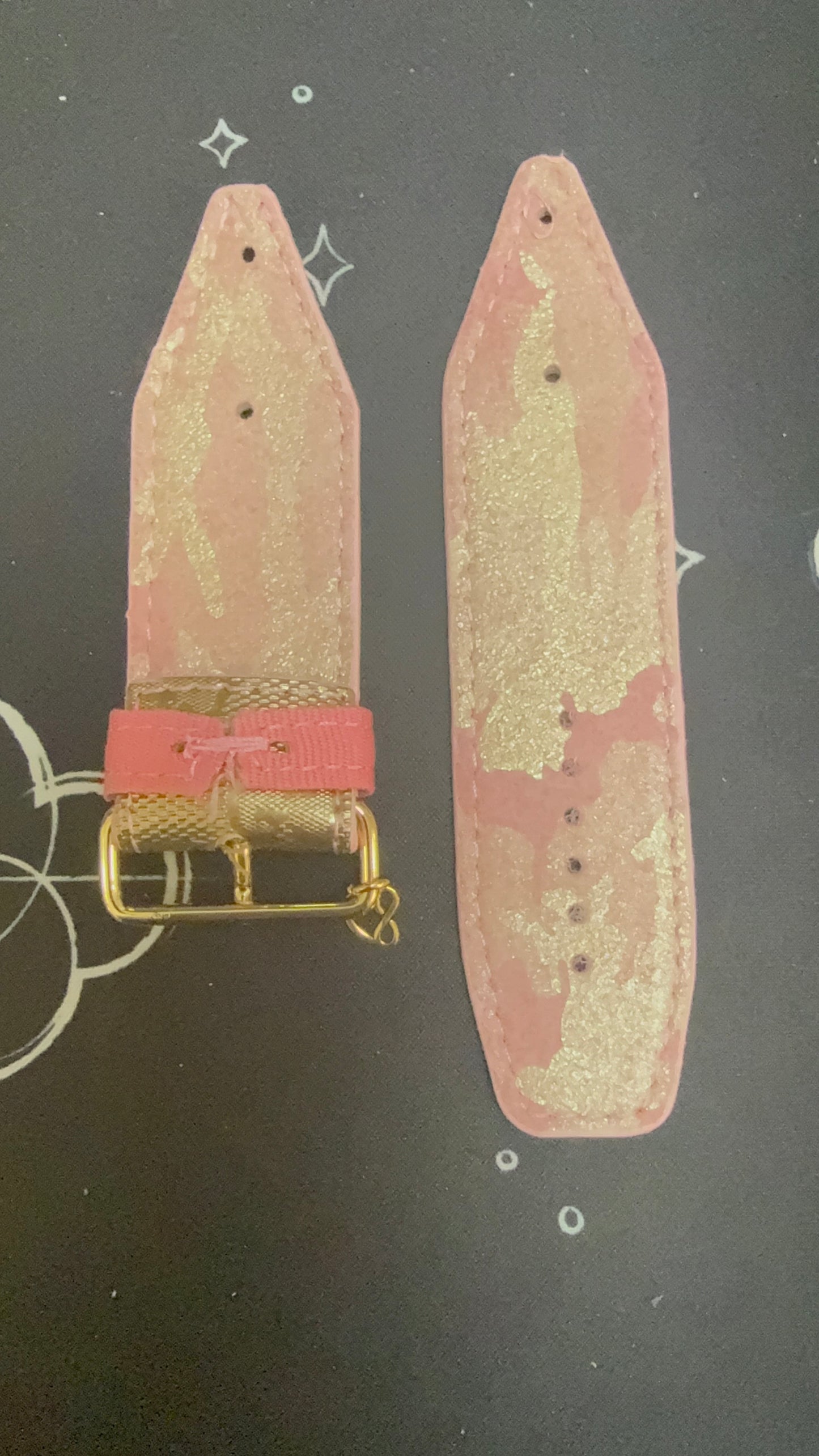 OTD-Beta-Zigzag Cut-Authentic Upcycled Gold GG Imprime