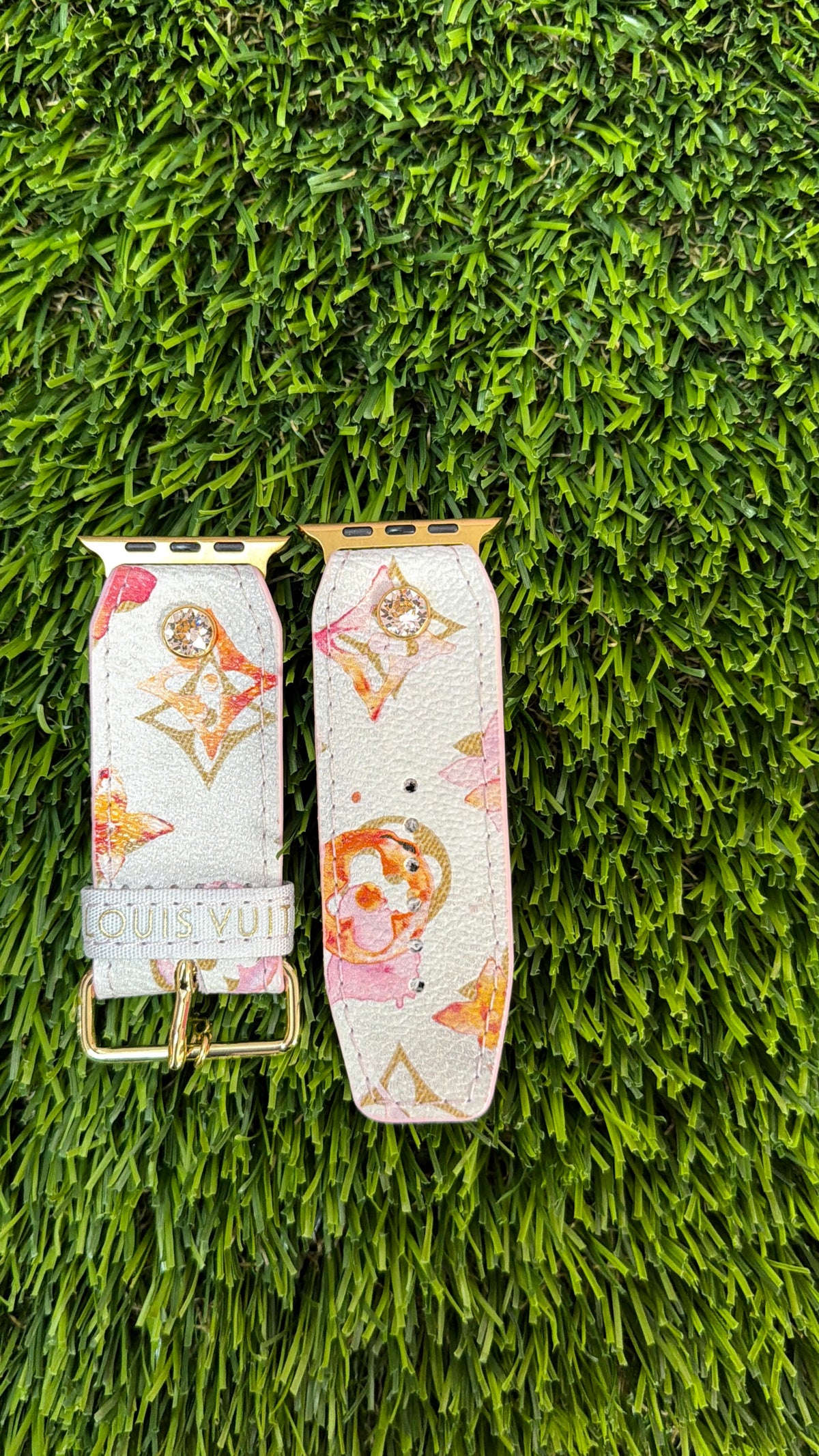 OTD-Alpha-Authentic Upcycled LV White Aquarelle- no logo