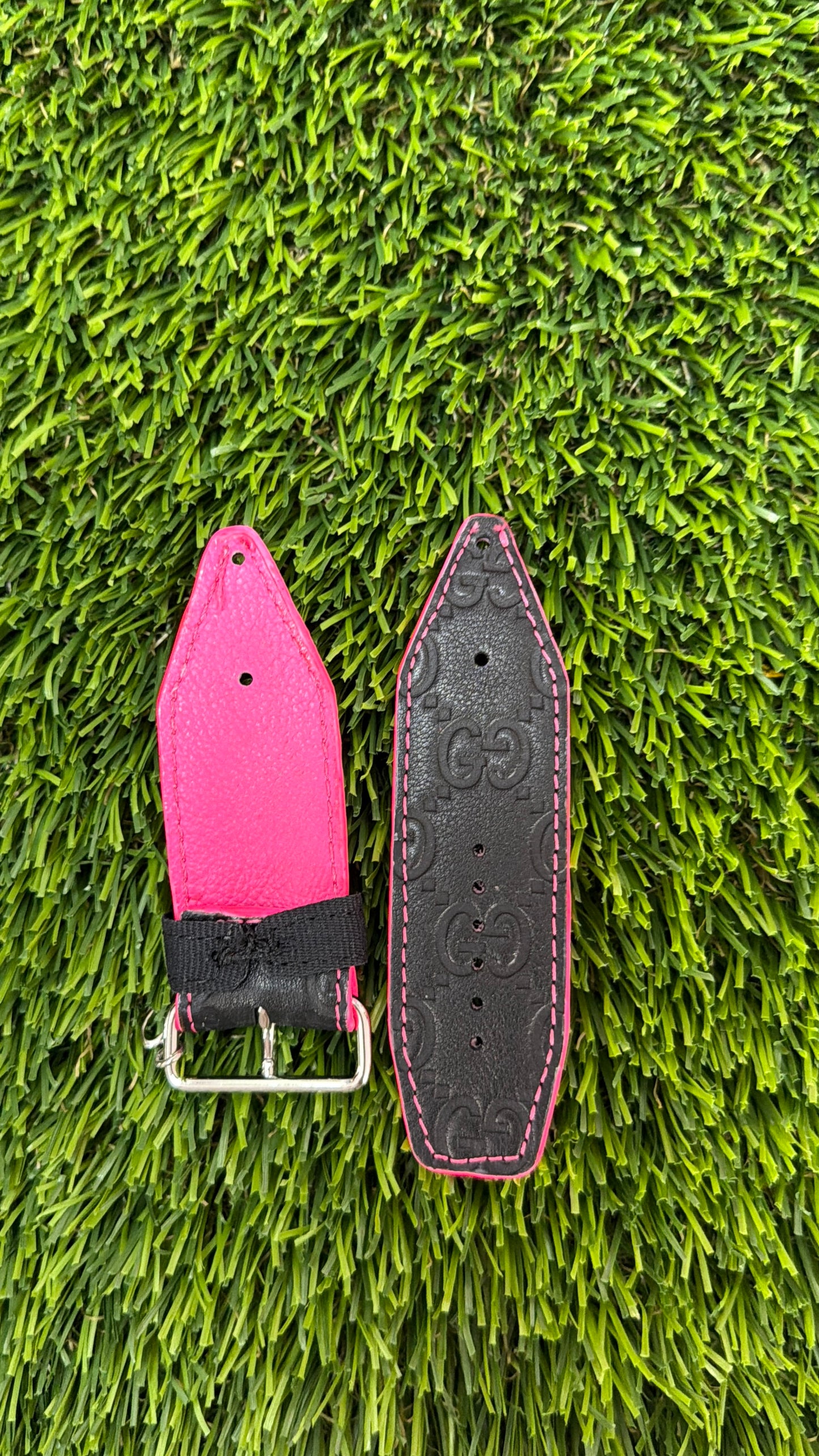 OTD-Alpha-Neon Pink-Authentic Upcycled Black GG