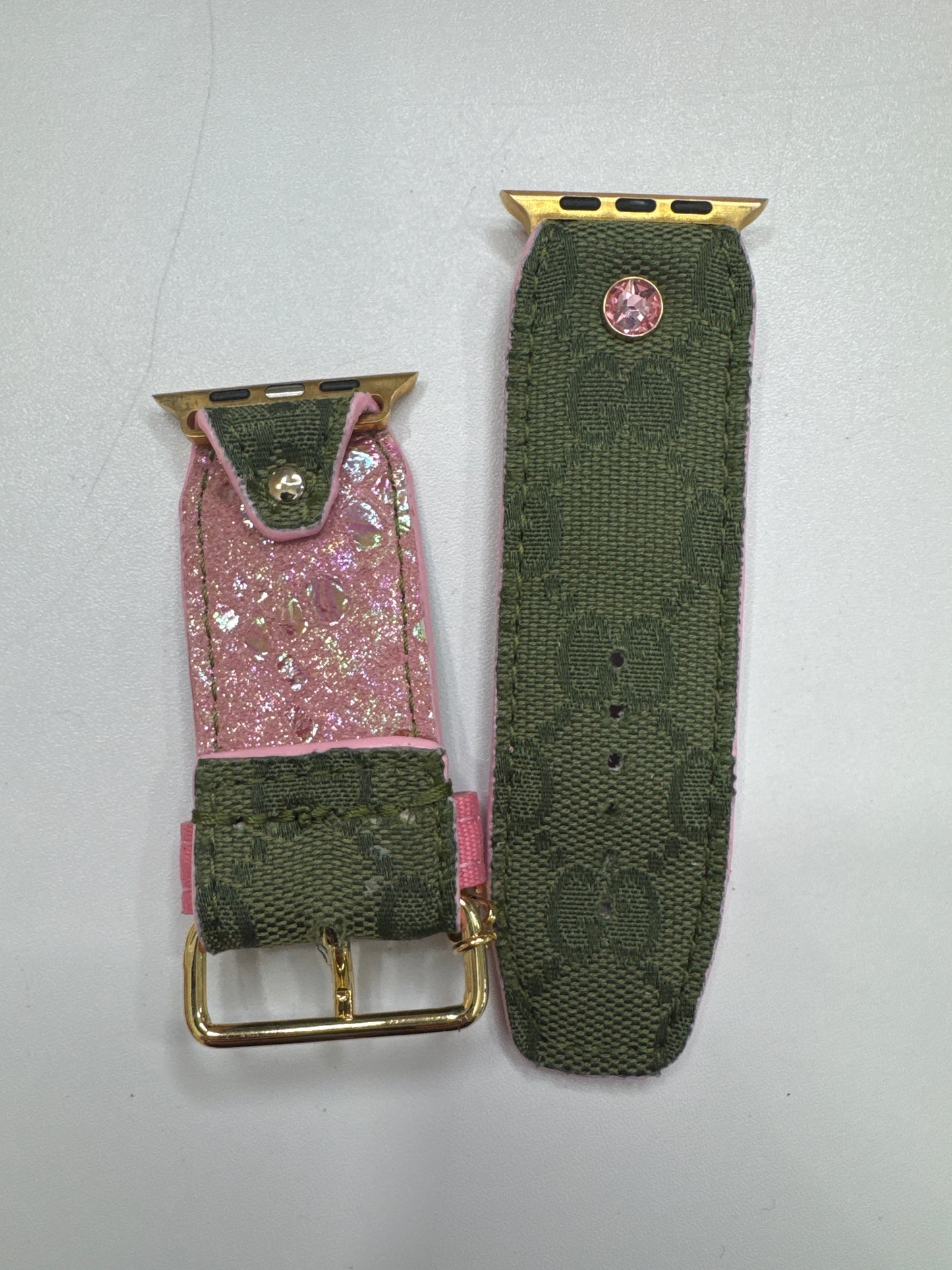 OTD- Authentic Upcycled Hunter Green Fabric GG