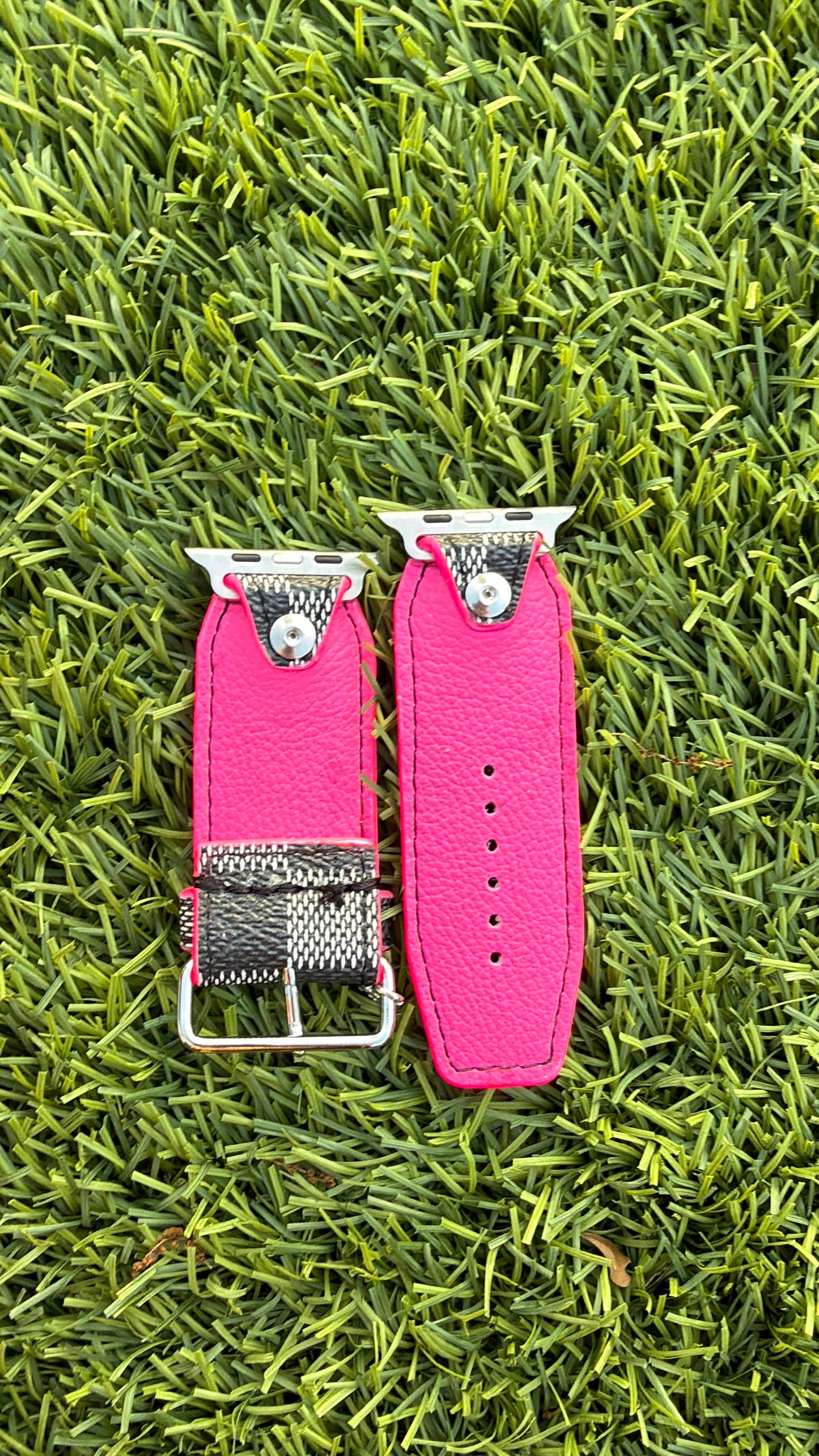 OTD- Alpha- Neon Pink-Authentic LV Damier Black and White Couleur