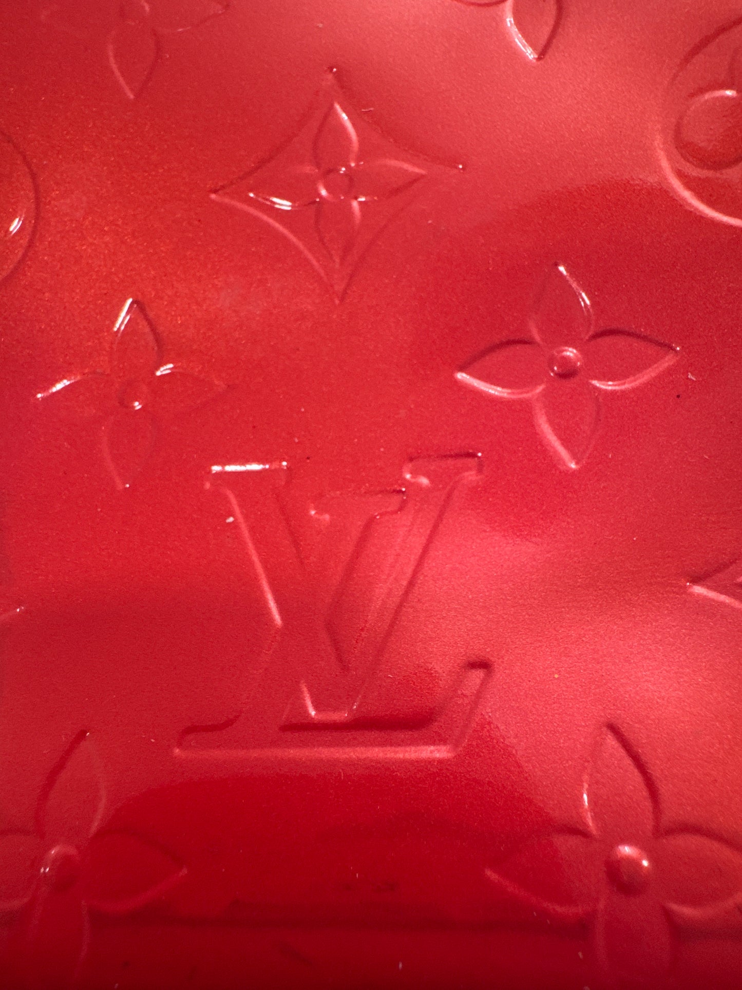 Authentic Upcycled Grenadine LV Vernis