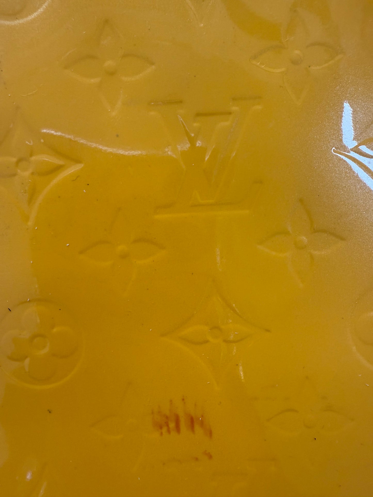 Blemished Authentic Upcycled LV Mango Vernis