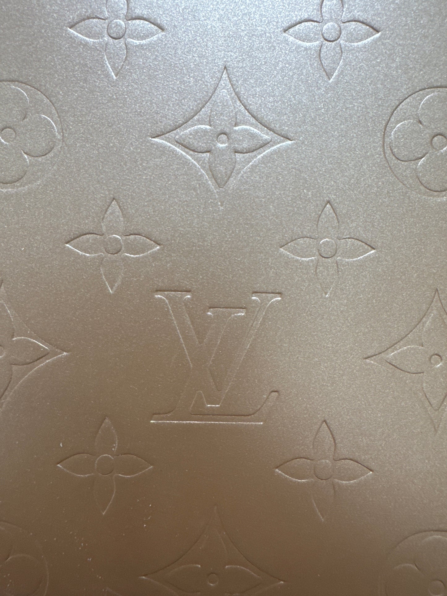 Authentic Upcycled LV Gold Matte Vernis